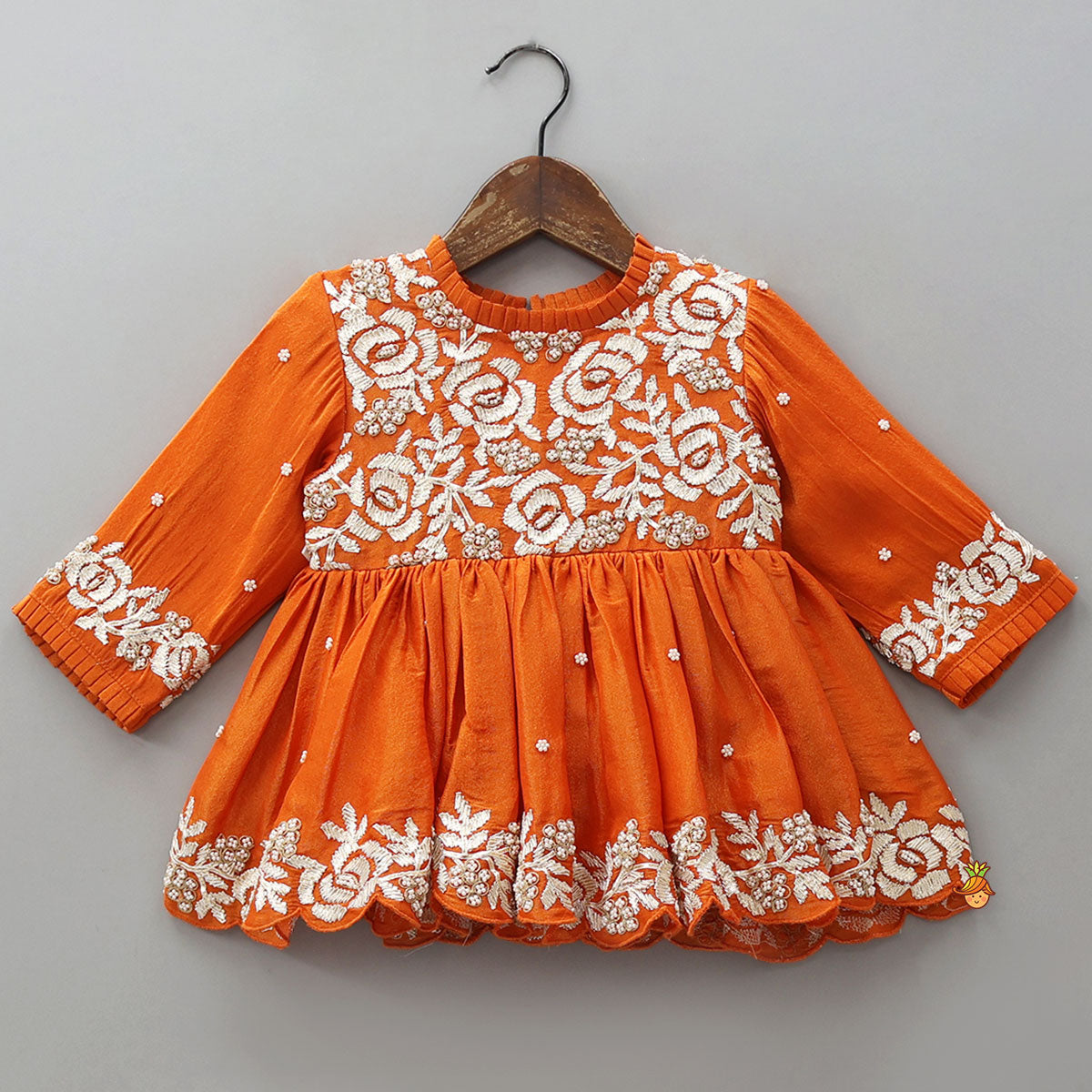 Pre Order: Gota Work Shimmery Kurti And Lehenga