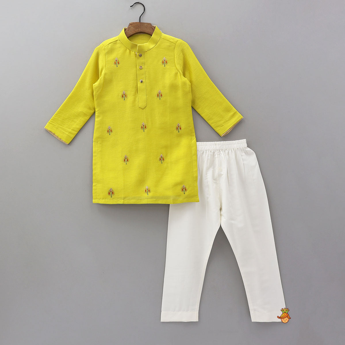 Pre Order: Booti Work Kurta And Pyjama
