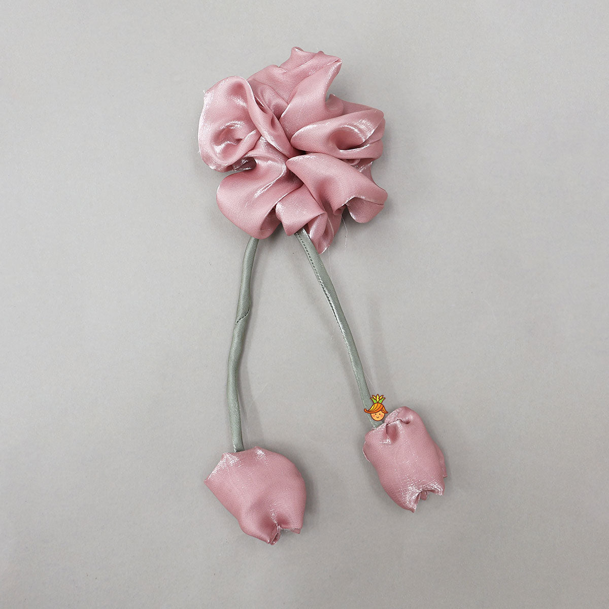 Pre Order: Sleeveless Sheen Kurti And Crushed Fabric Palazzo With Dupatta And Hair Tie