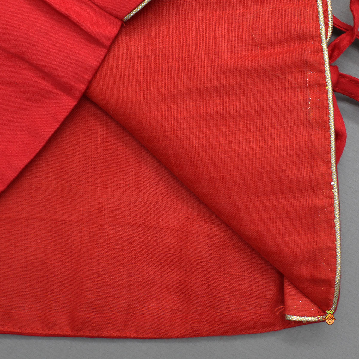 Front Dual Tie-Up Kurta And Dhoti
