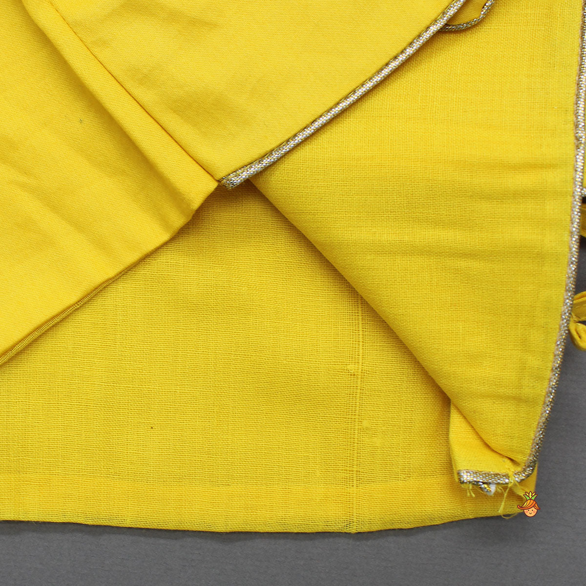 Front Dual Tie-Up Ethnic Kurta And Dhoti