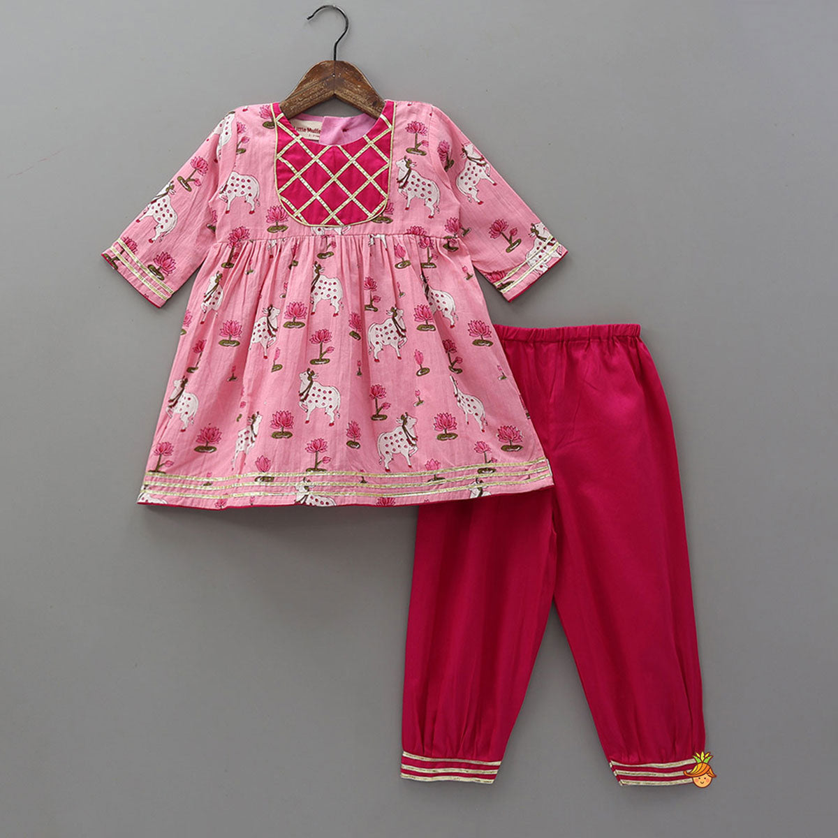 Festive Printed Kurti And Pant