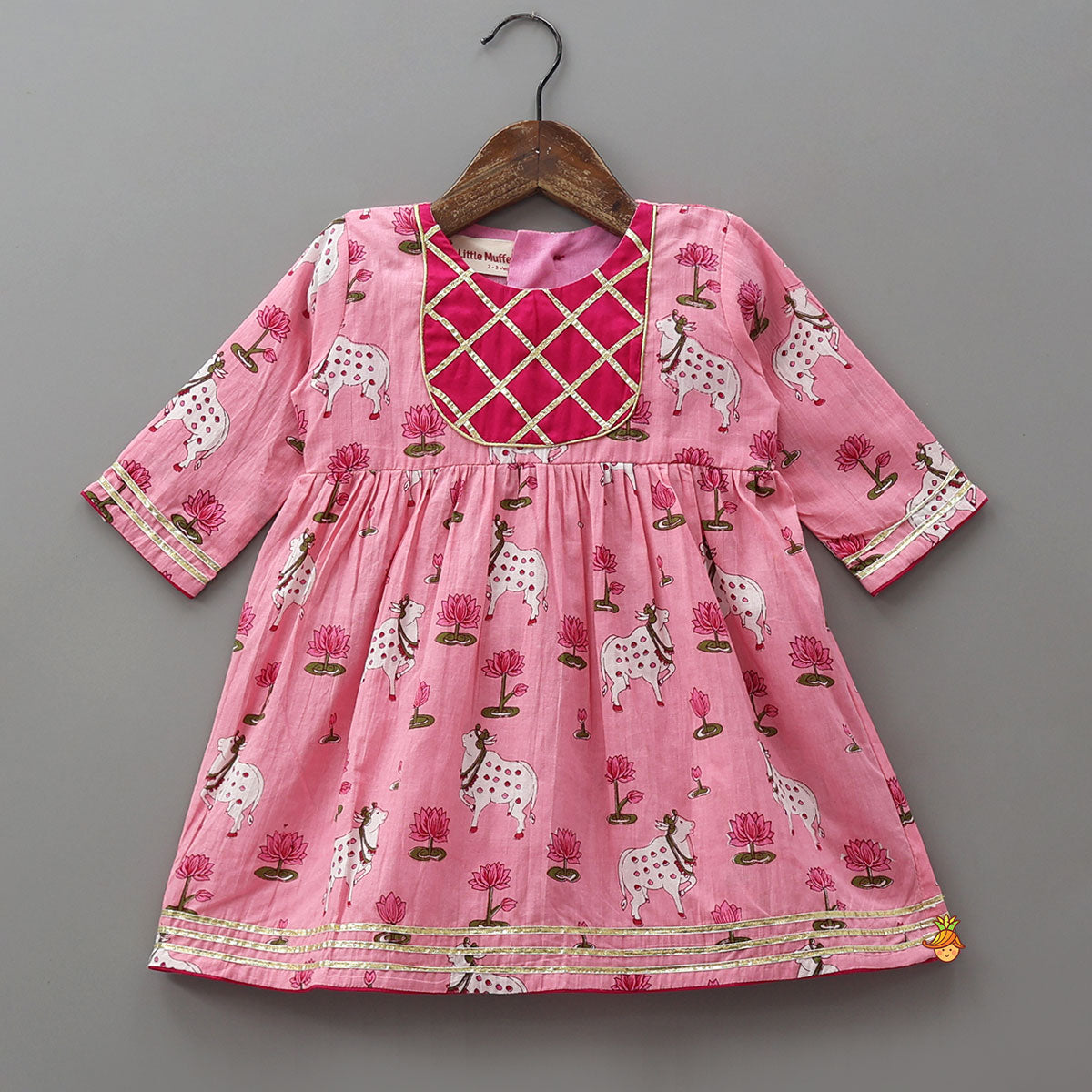 Festive Printed Kurti And Pant