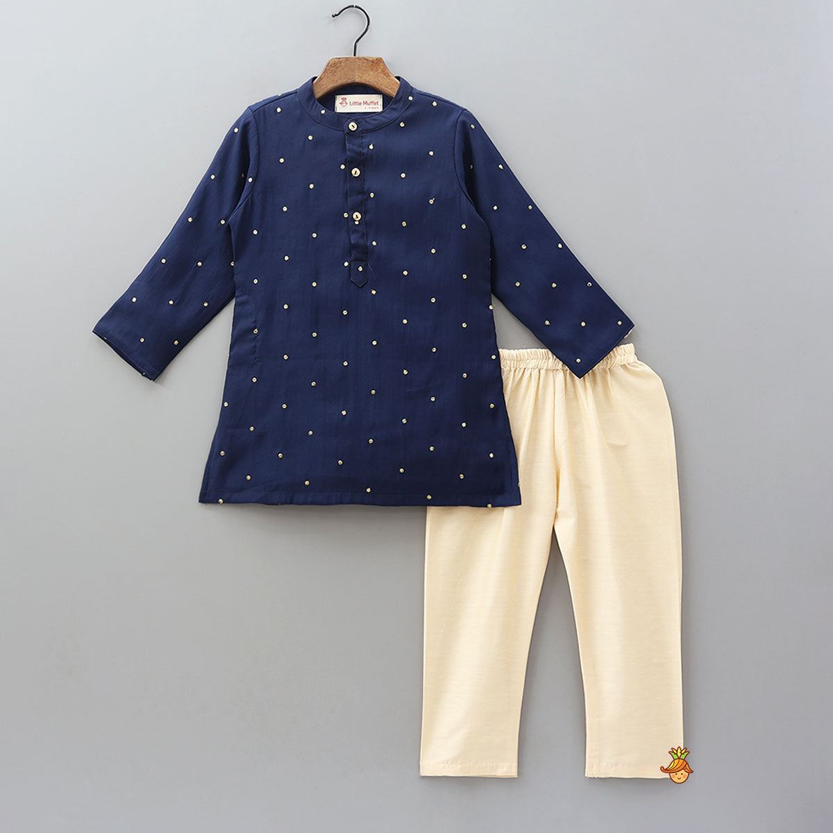 Sequins Embellished Kurta And Pyjama