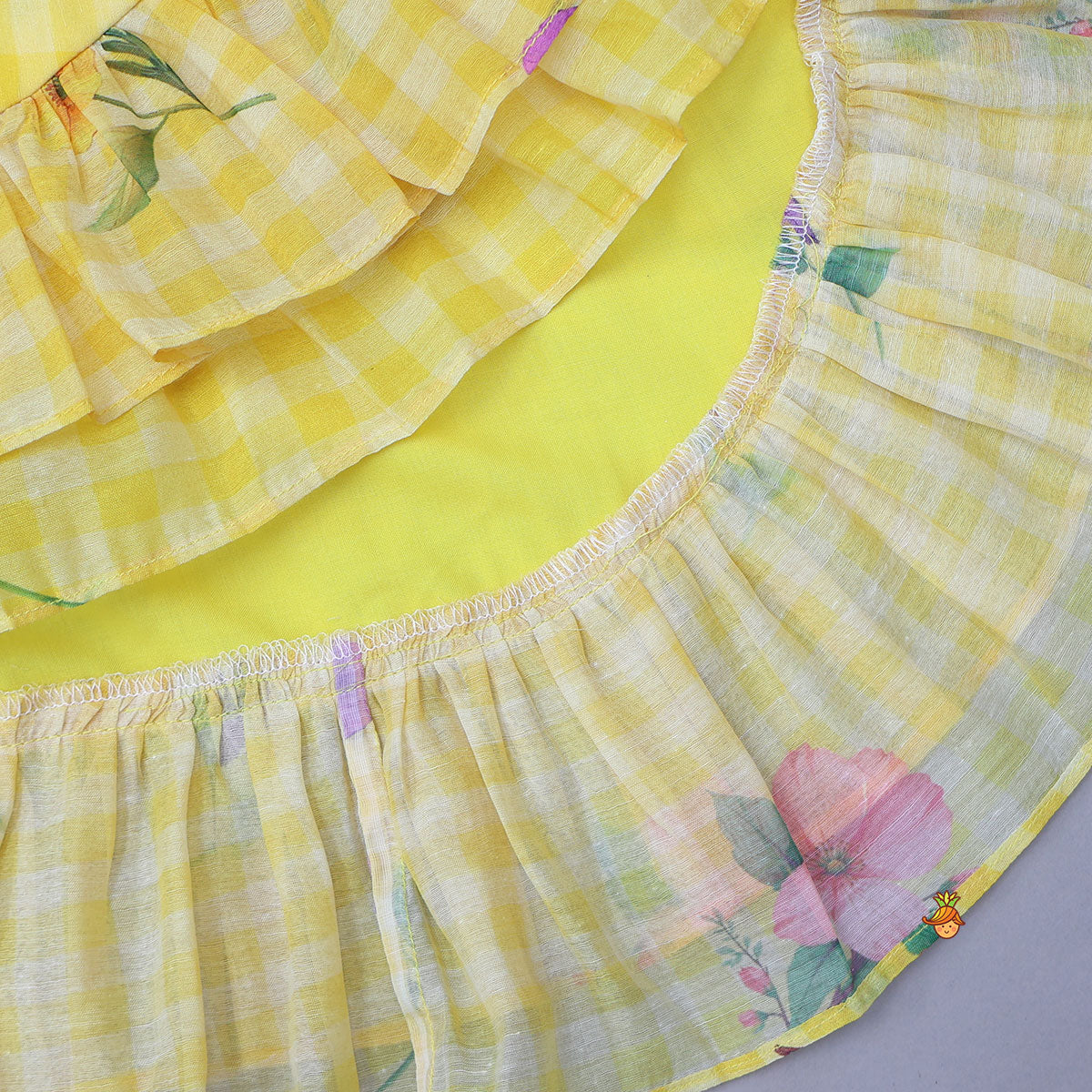 Pre Order: Floral Printed Criss Cross Knot Detail Crop Top And High Low Skirt With Hairband