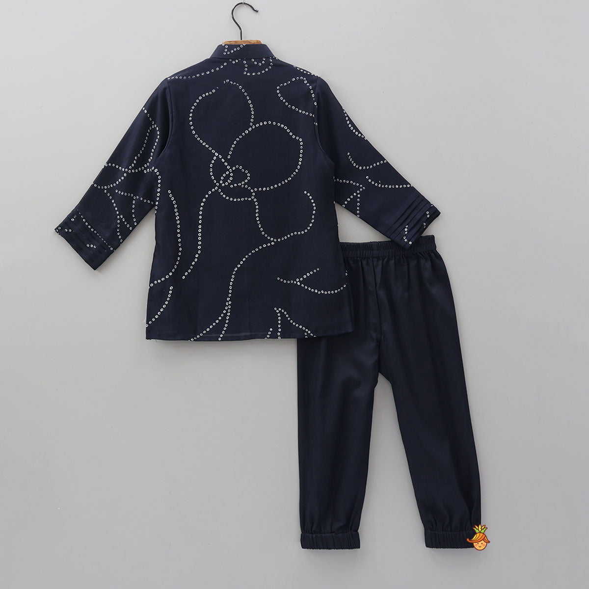 Pre Order: Pin-Tuck Detailed Yoke Kurta And Pyjama