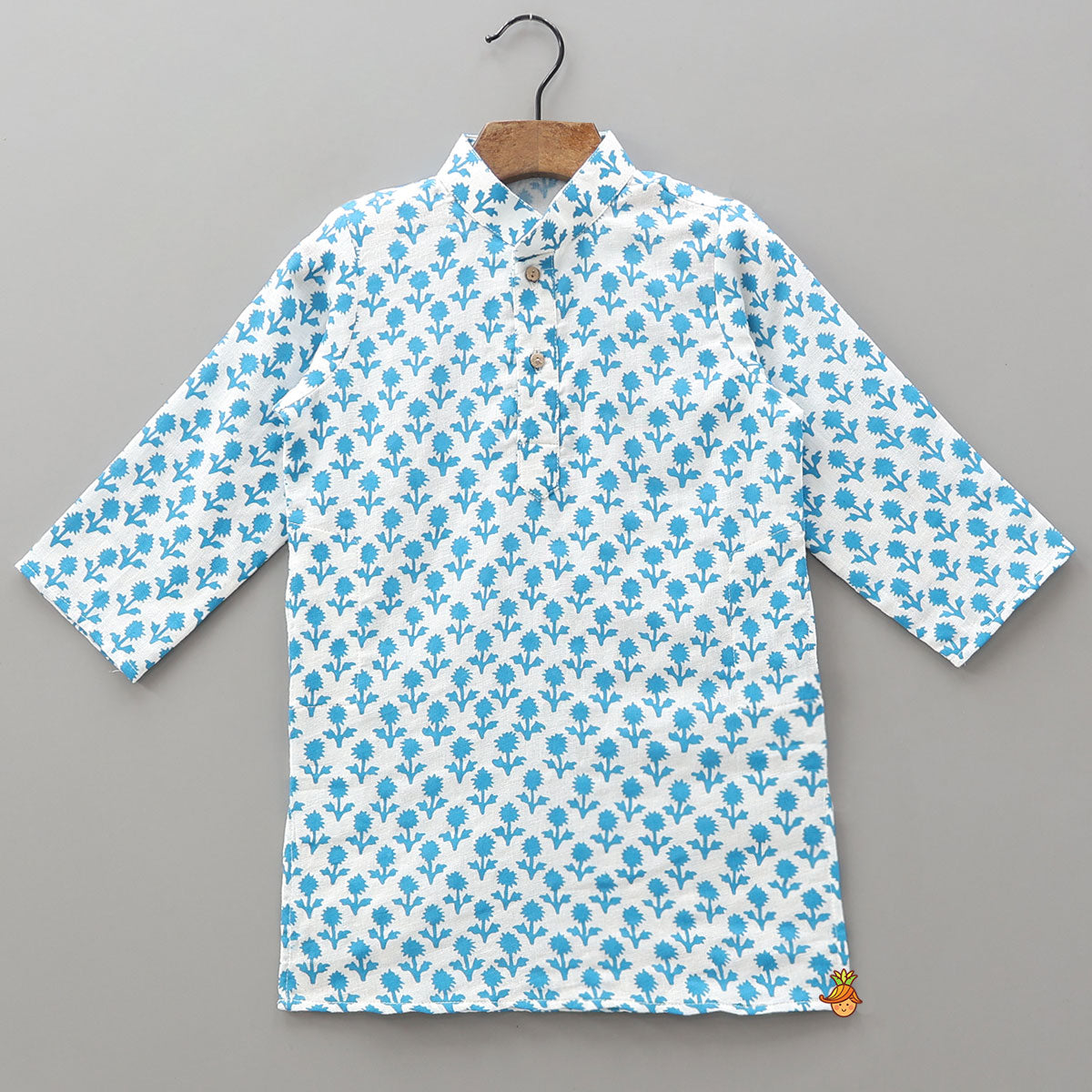 Floral Printed Kurta And Pyjama