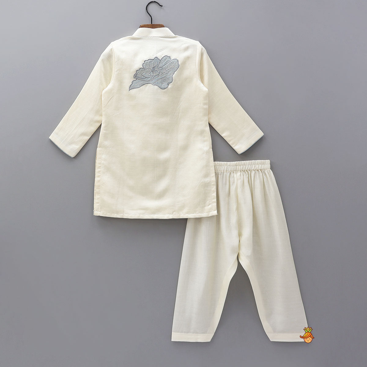 Pre Order: Delicate Applique Work Kurta And Salwar