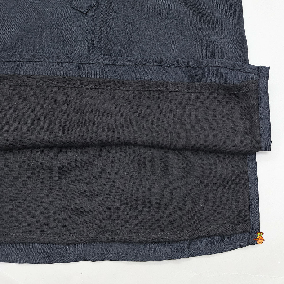 Pre Order: Ethnic Kurta With Heavy Embroidered Asymmetric Jacket And Pyjama