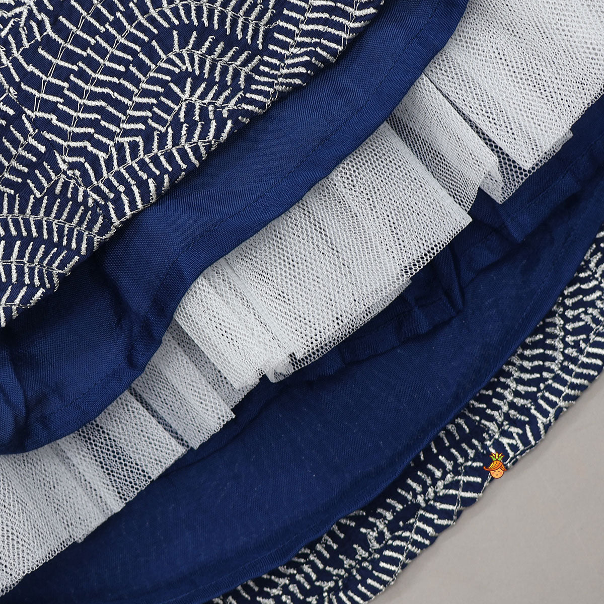 Pre Order: Lovely Pleated Crop Top And Heavy Embroidered Lehenga