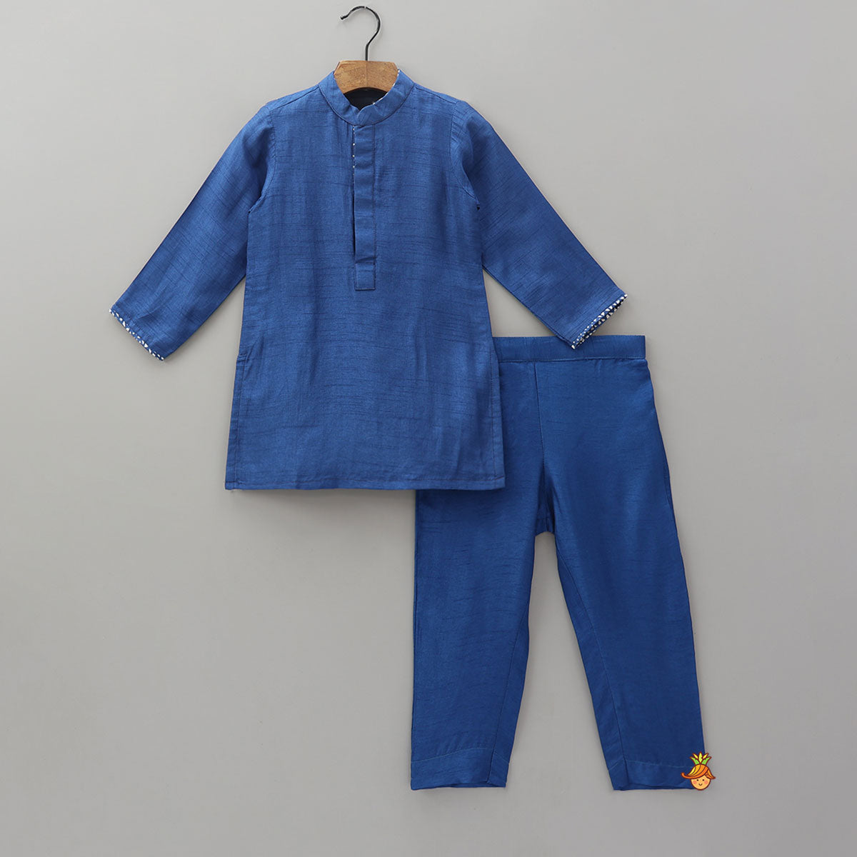 Pre Order: Ethnic Kurta Set With Printed Jacket And Pyjama