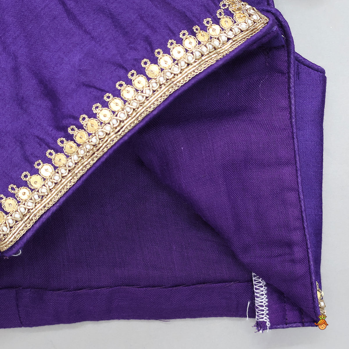 Pre Order: Shimmery Anarkali With Hand Embroidered Crop Jacket