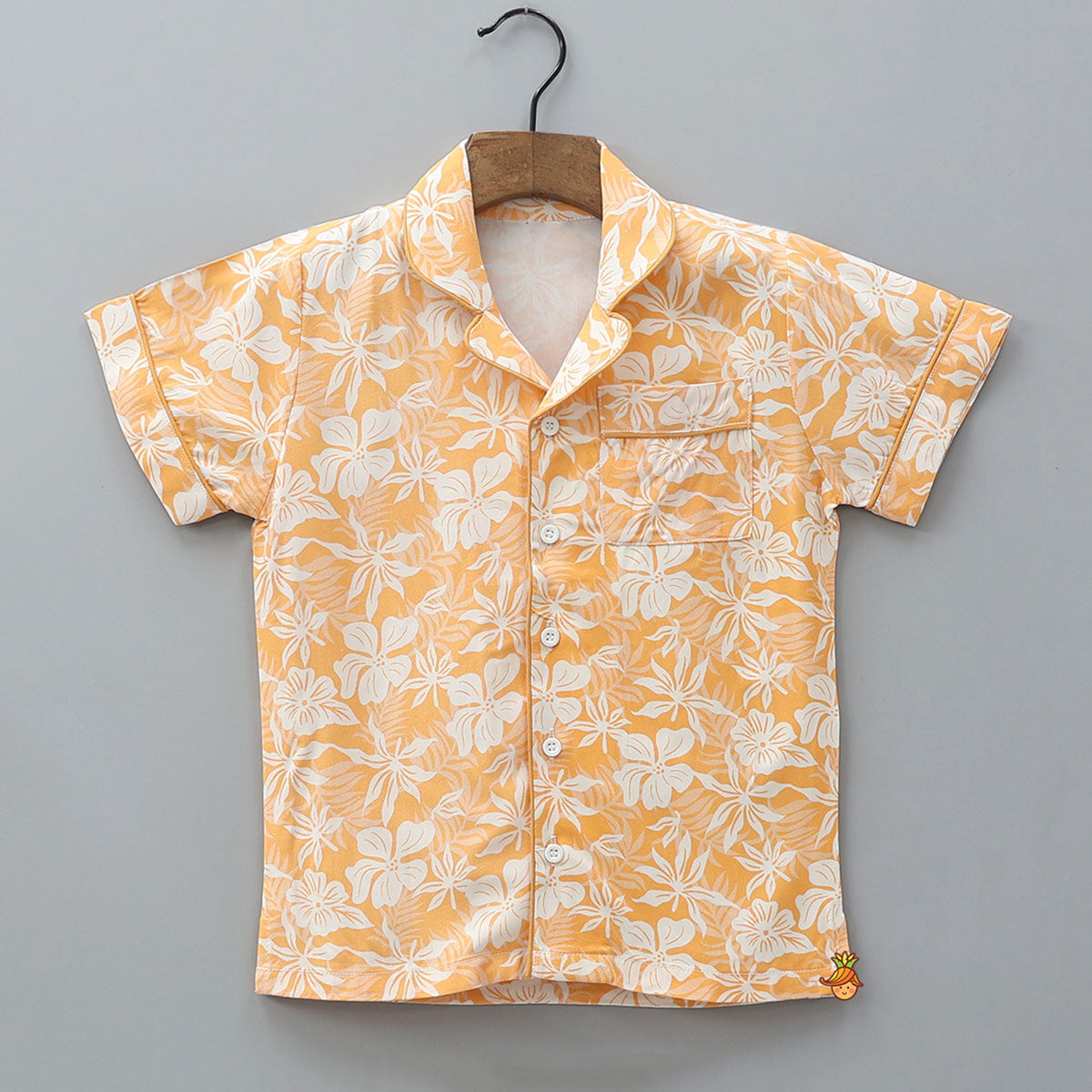 Pre Order: Floral Print Bamboo Fabric Sleepwear Set