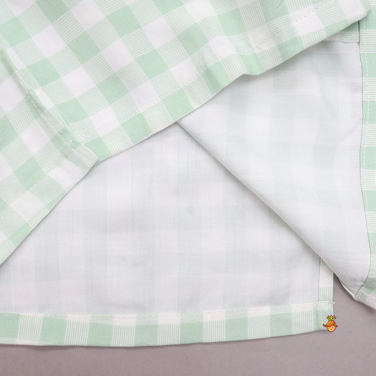 Pre Order: Checkered Print Bamboo Fabric Sleepwear Set