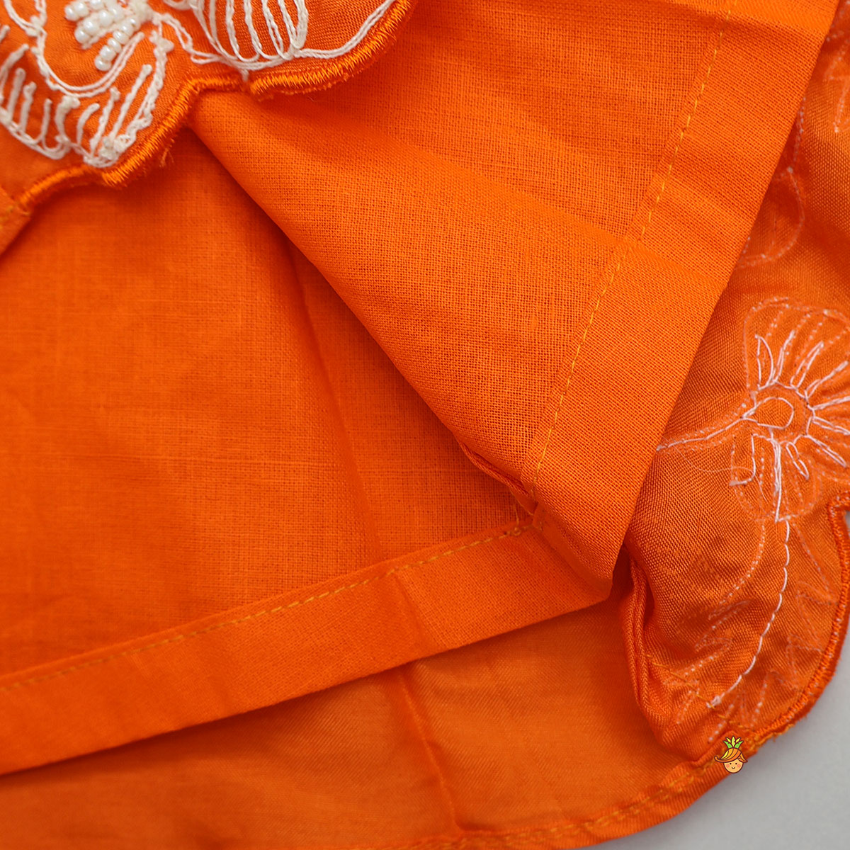 Pre Order: Floral Embroidered Kurti With Sharara And Dupatta