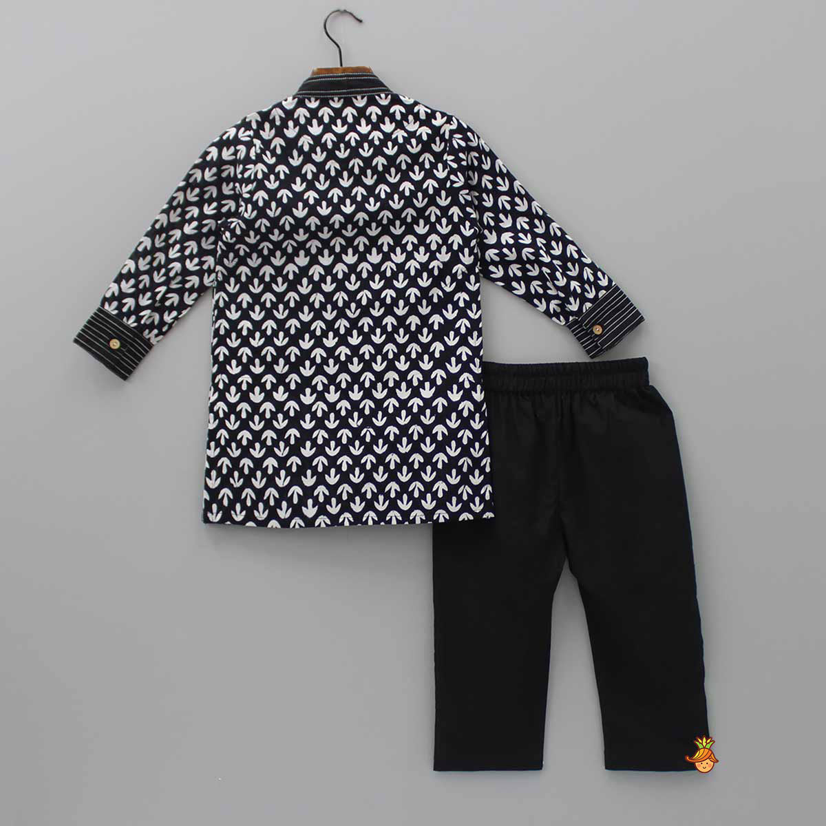 Pre Order: Hand Block Printed Kurta And Pyjama