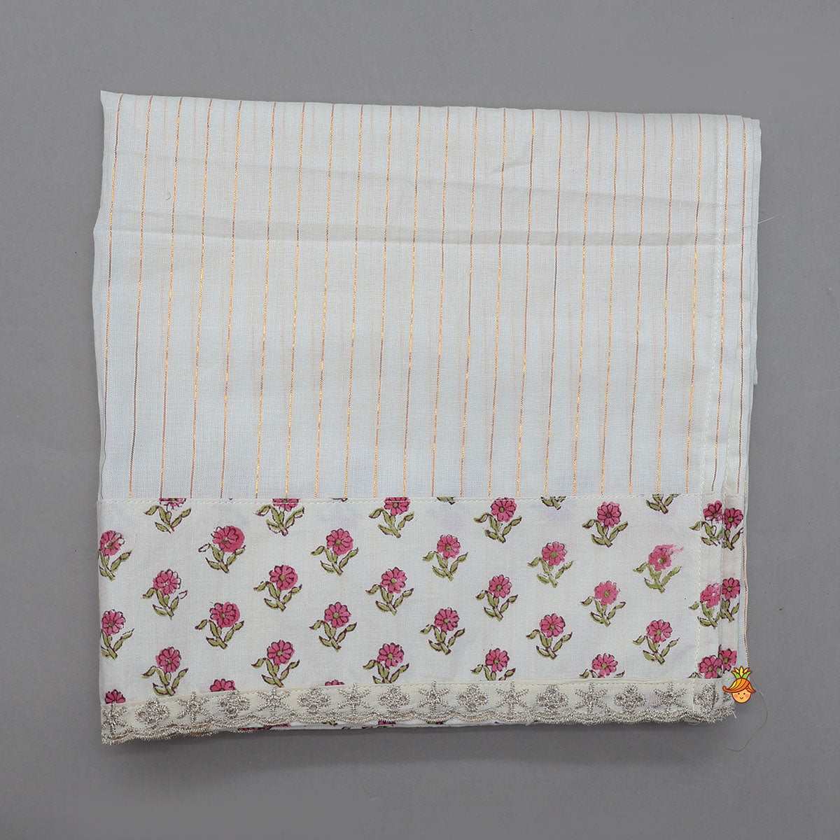 Pre Order: Floral Stylish Kurti And Insert Pocket Sharara With Matching Dupatta
