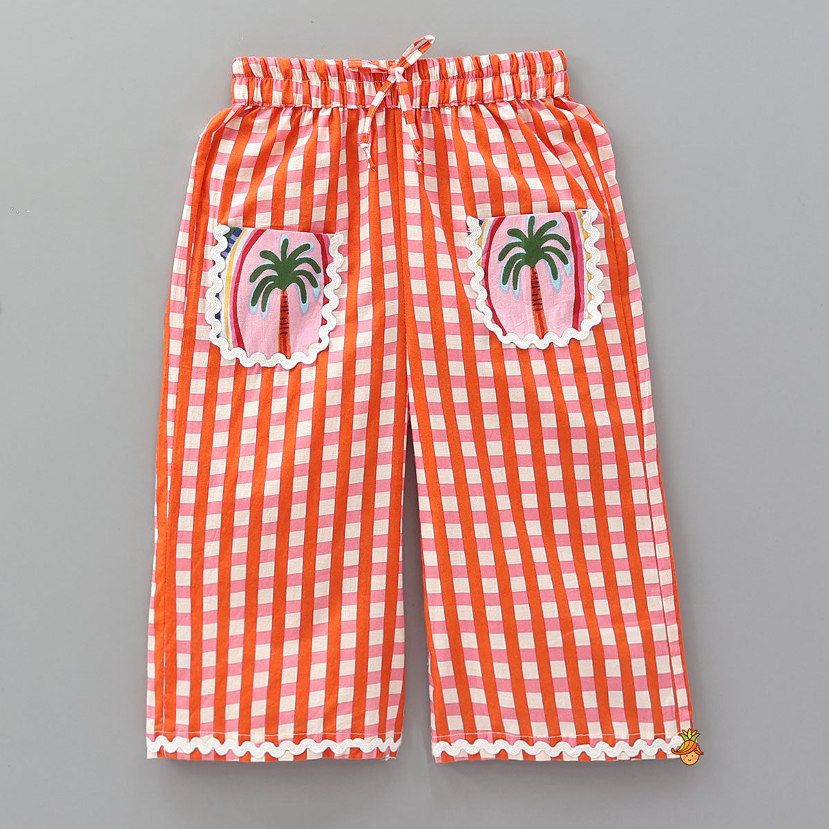 Pre Order: Tropical Tree Printed Sleepwear Set With Matching Tote Bag