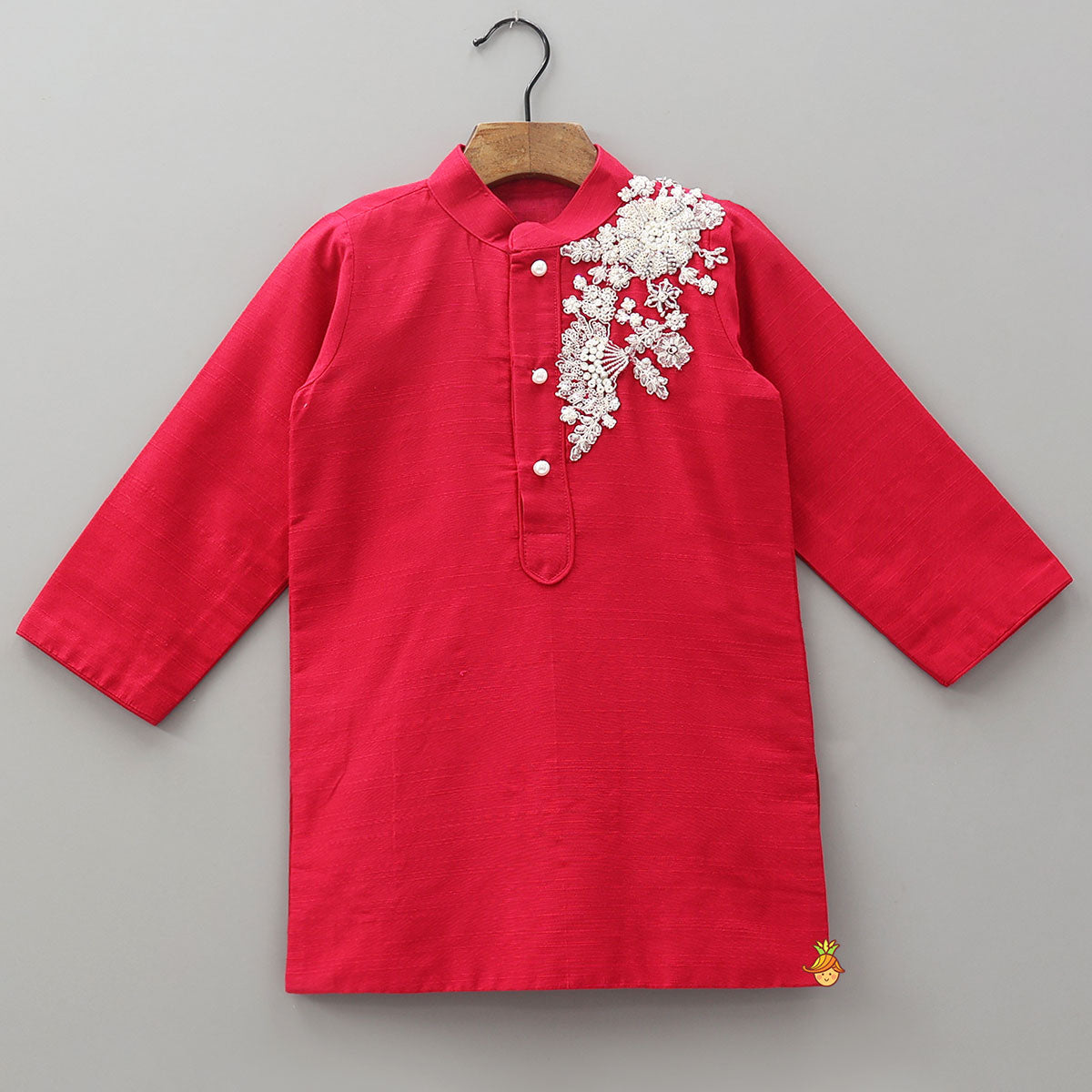 Pre Order: Intricately Embroidered Kurta And Dhoti