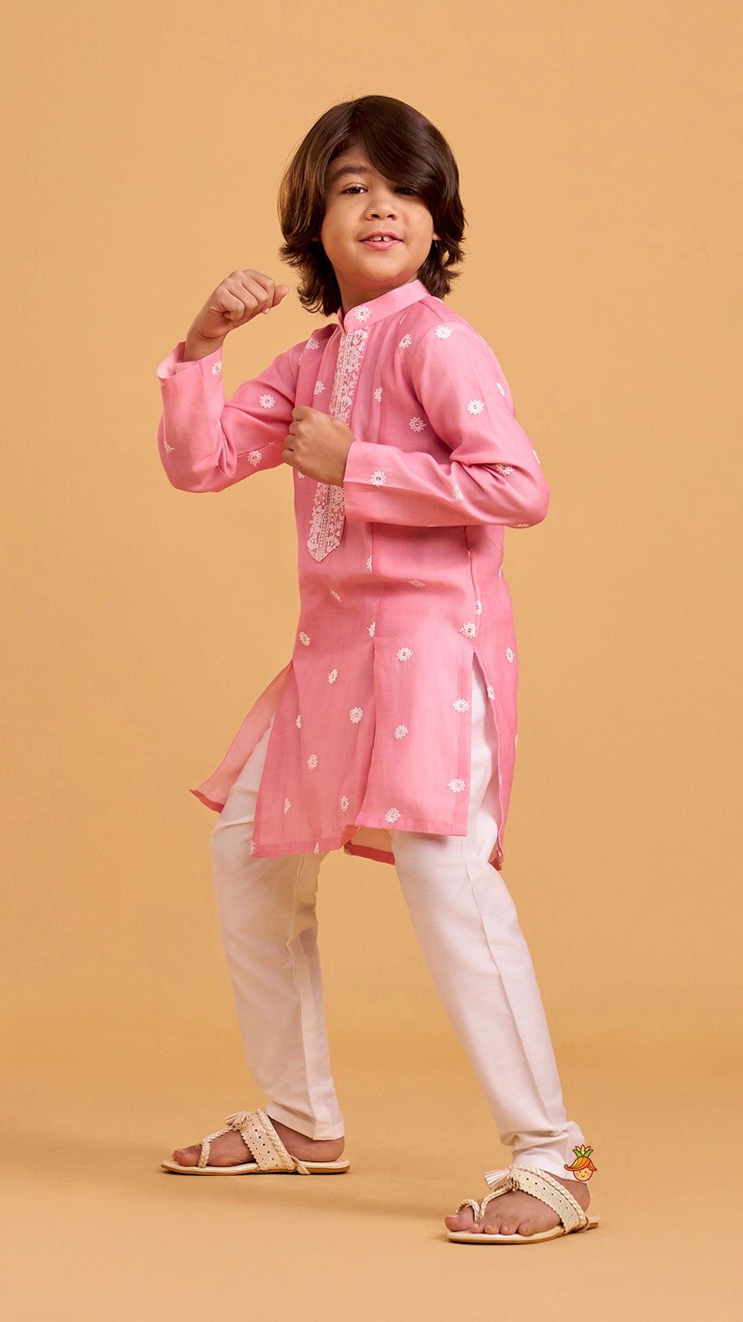 Front Slit Kurta And Pyjama