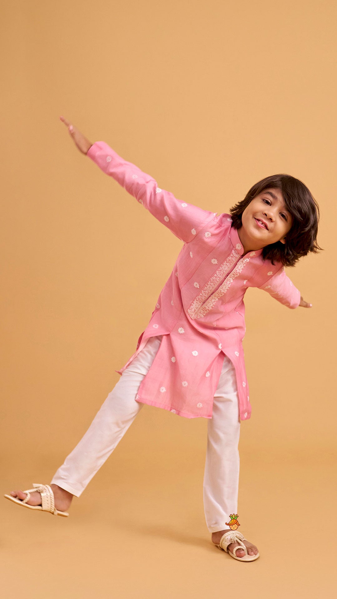 Front Slit Kurta And Pyjama