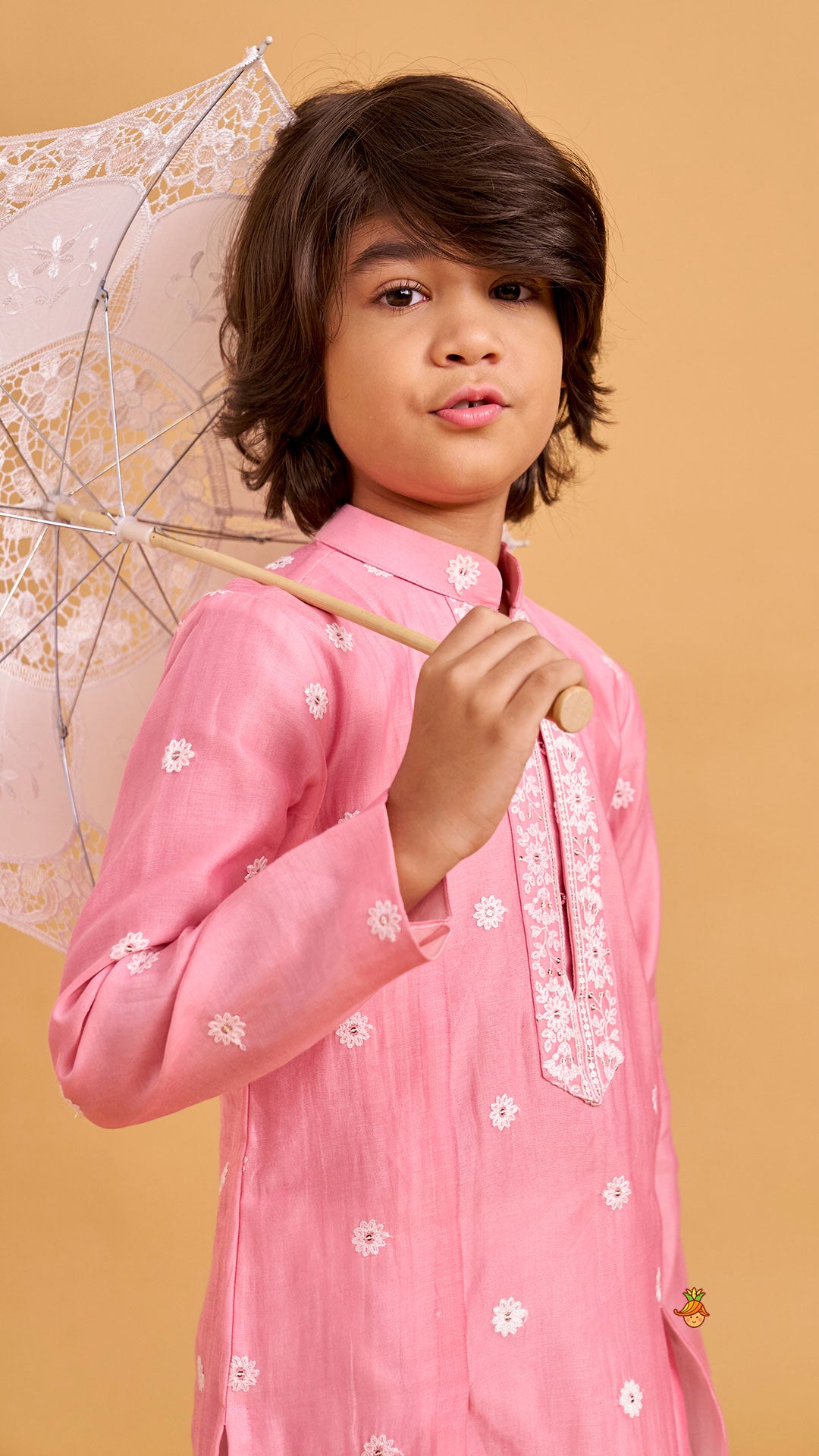 Front Slit Kurta And Pyjama