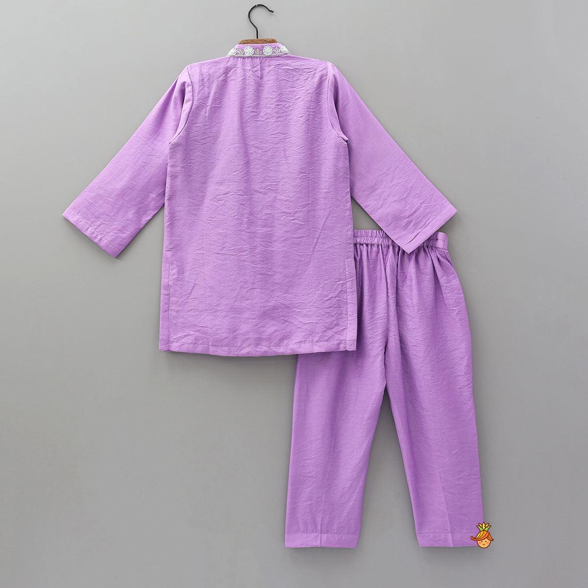 Pre Order: Exquisite Floral Bead And Sequin Embroidered Kurta And Pyjama