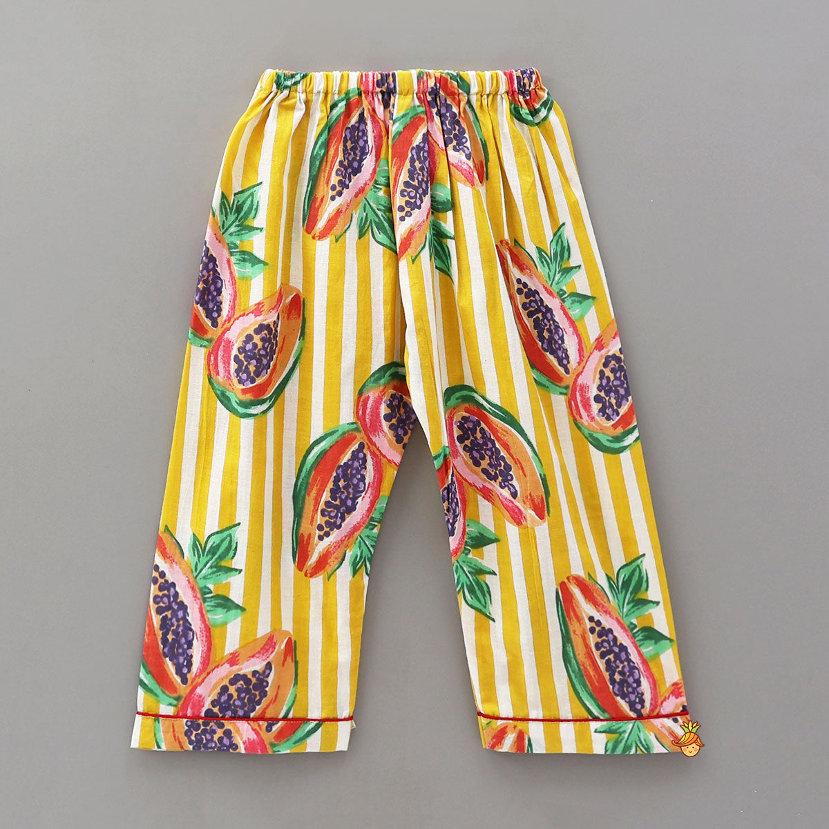 Pre Order: Playful Fruit Printed Patch Pocket Sleepwear