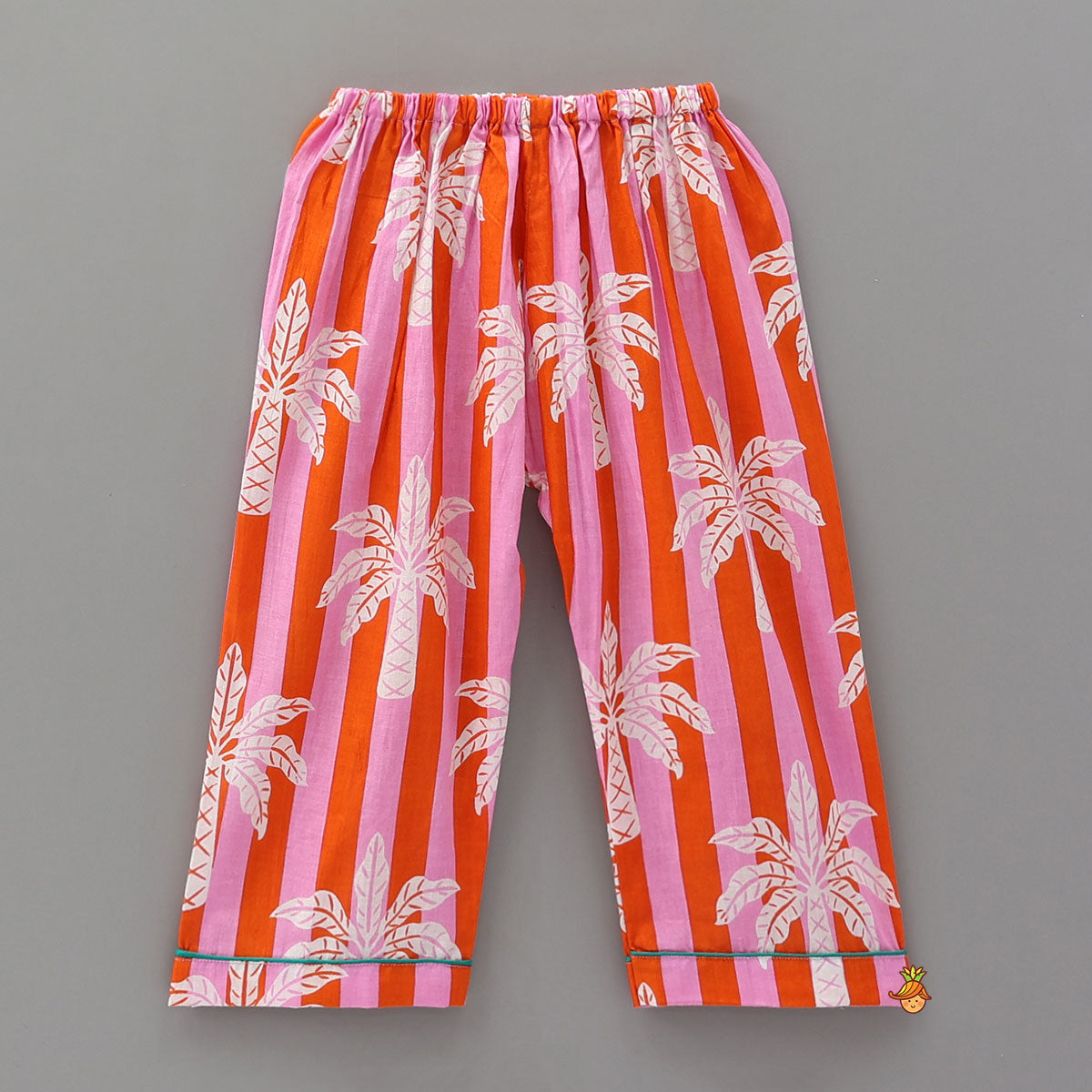 Pre Order: Trees Stripe Printed Patch Pocket Sleepwear