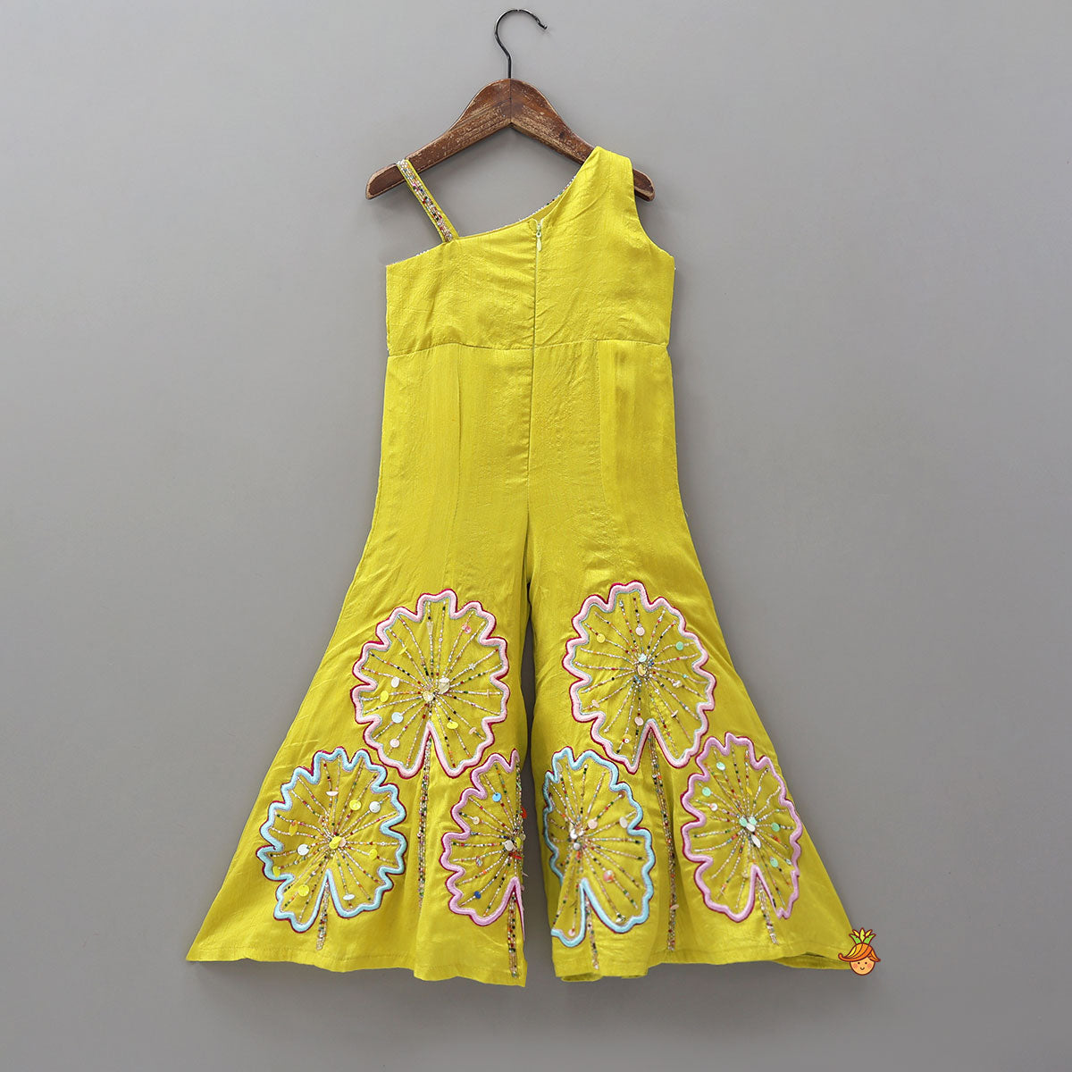 Pre Order: Cut Dana Embroidered One Shoulder Jumpsuit