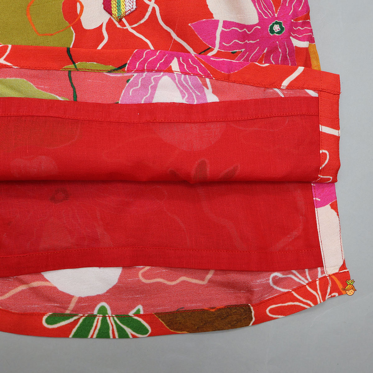 Tropical Floral Kurta With Pyjama