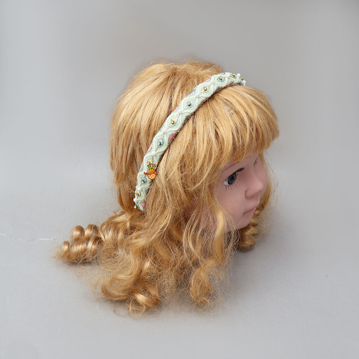 Decorative Thread Embroidered Hairband