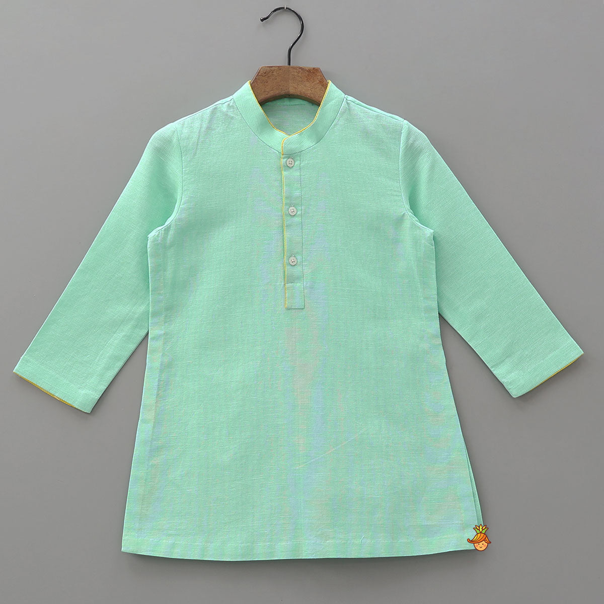 Pre Order: Ethnic Kurta With Embroidered Contrasting Jacket And Pyjama