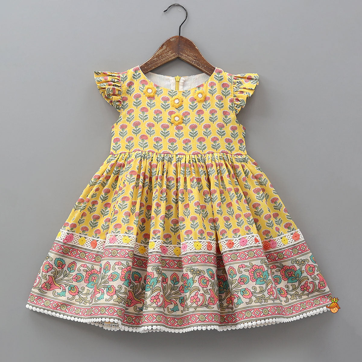 Pre Order: Floral Printed Elegant Cotton Kurti