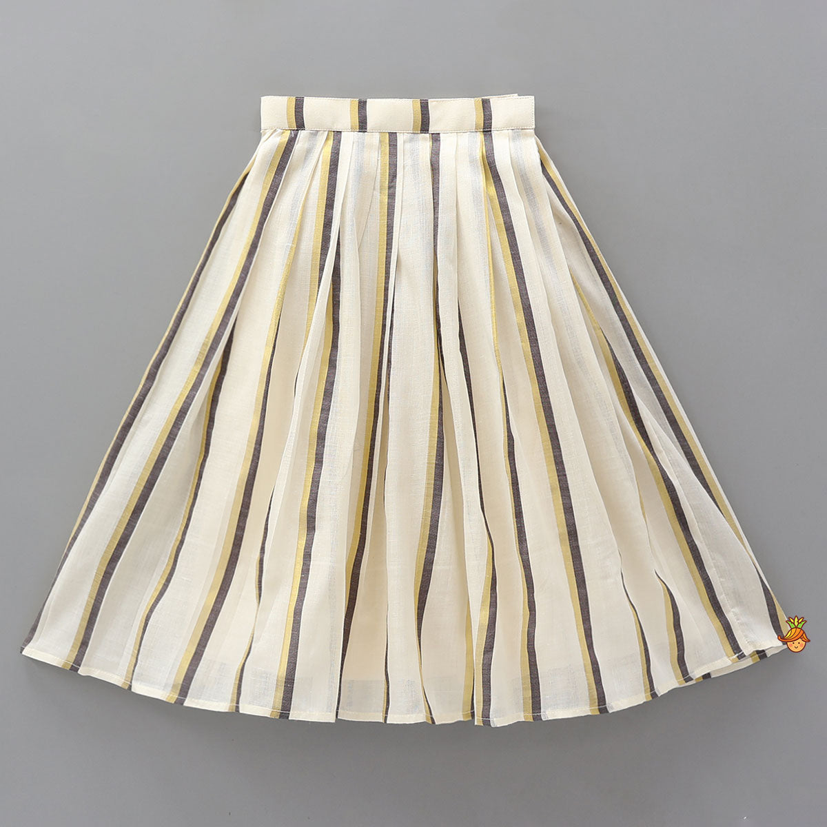 Pre Order: Classic Striped Top And Lehenga