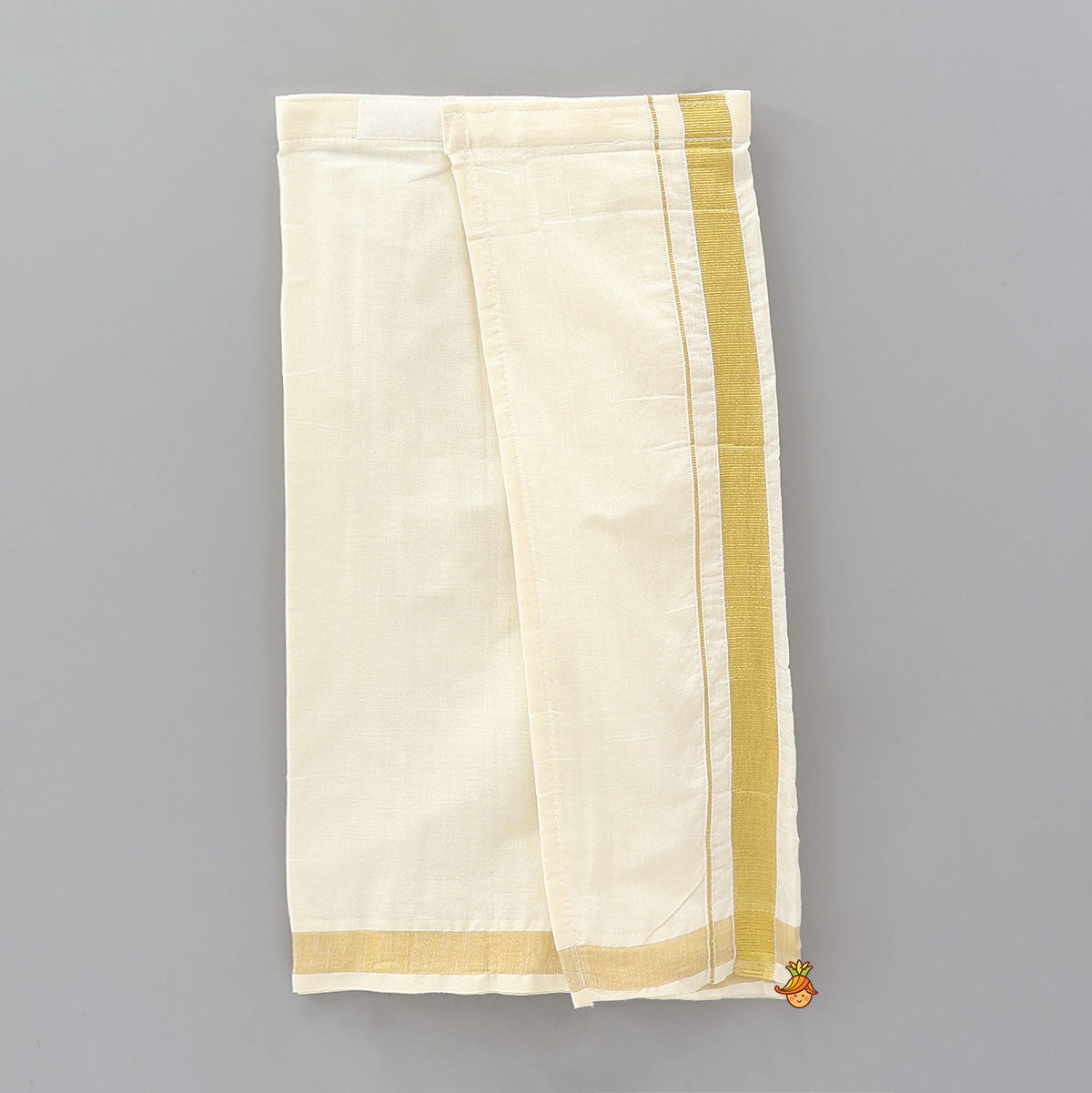 Pre Order: Classic Striped Kurta And Mundu