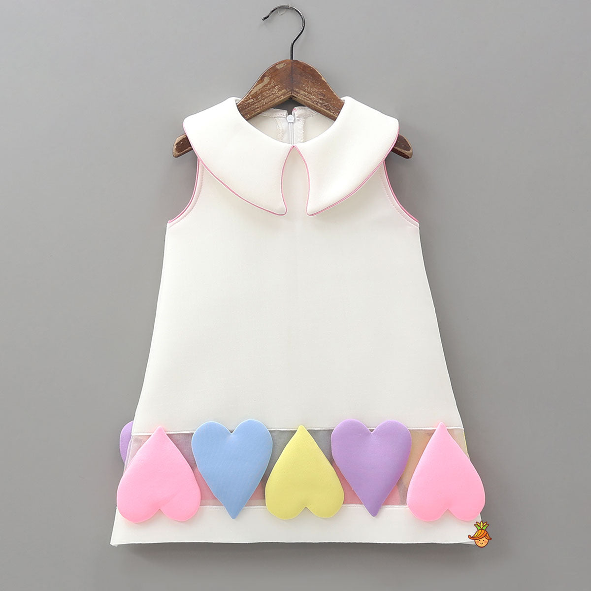 Pre Order: Pretty Pastel Hearts Dress With Headband
