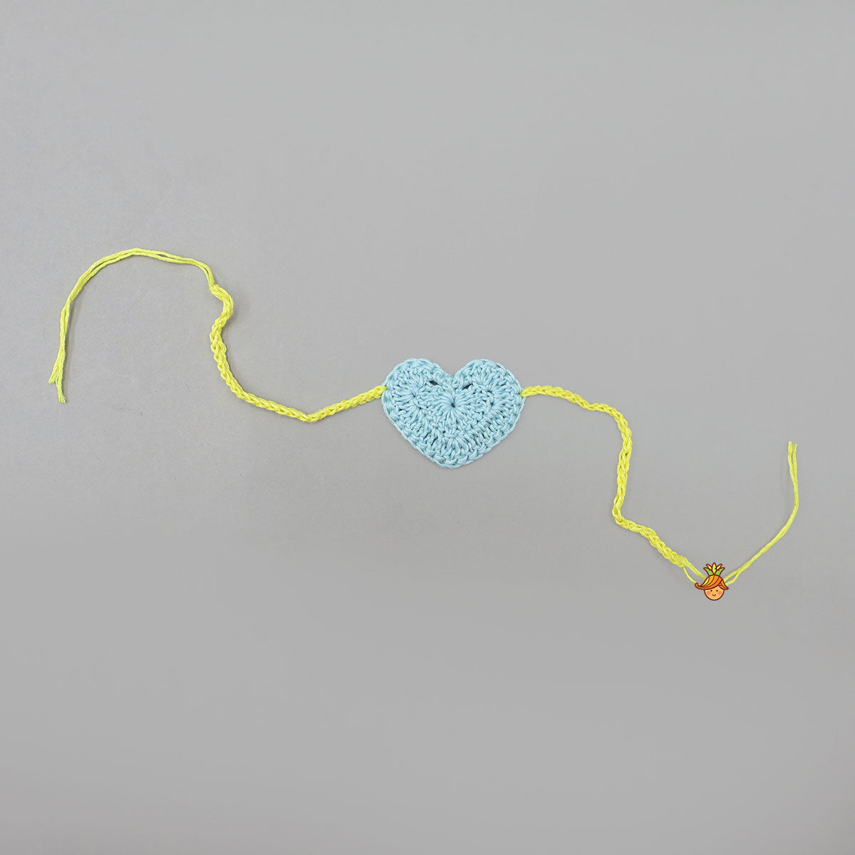 Handcrafted Heart Crochet Rakhi
