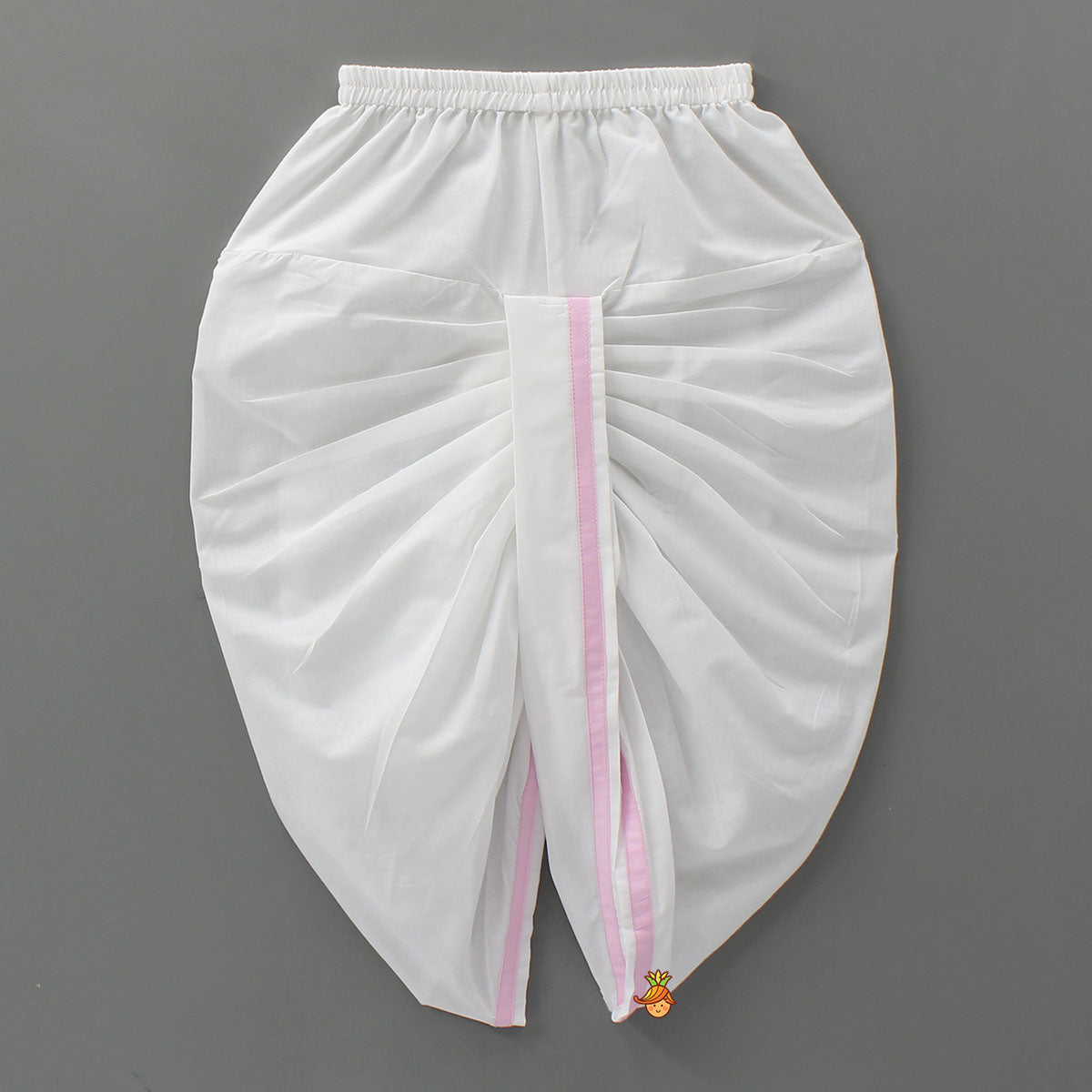 Booti Embroidered Kurta And Jacket With Dhoti