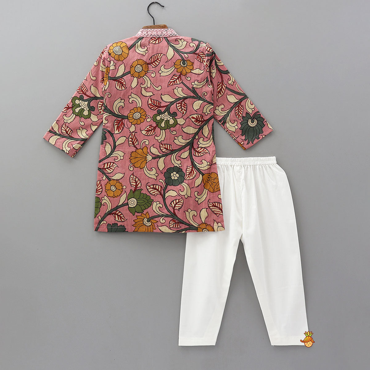 Pre Order: Faux Mirror Work Front Placket Kurta And Pyjama