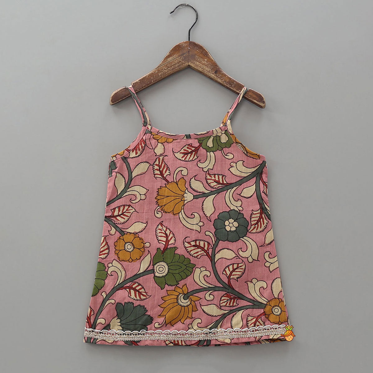 Pre Order: Kalamkari Printed Kurti With Matching Sharara