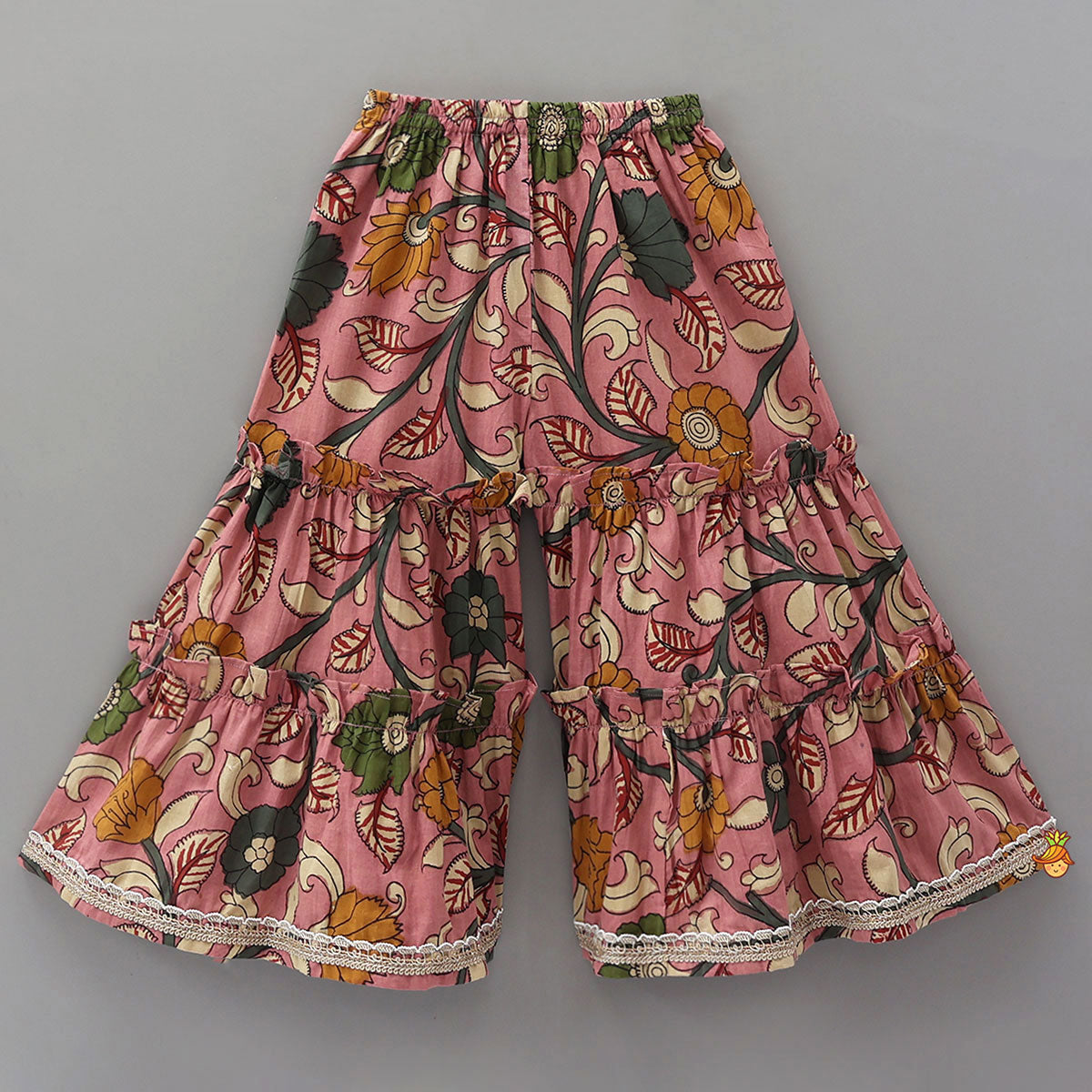 Pre Order: Kalamkari Printed Kurti With Matching Sharara