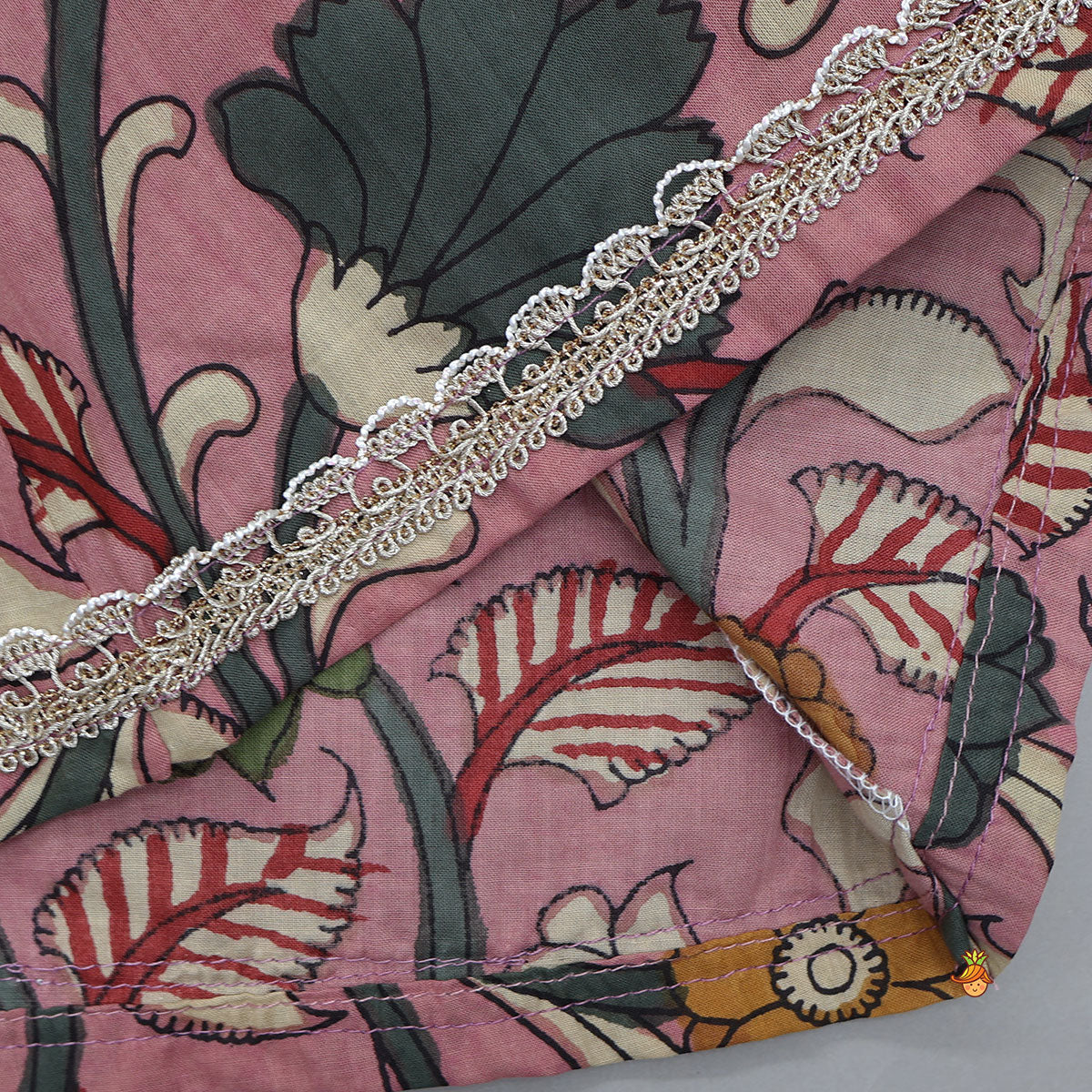 Pre Order: Kalamkari Printed Kurti With Matching Sharara