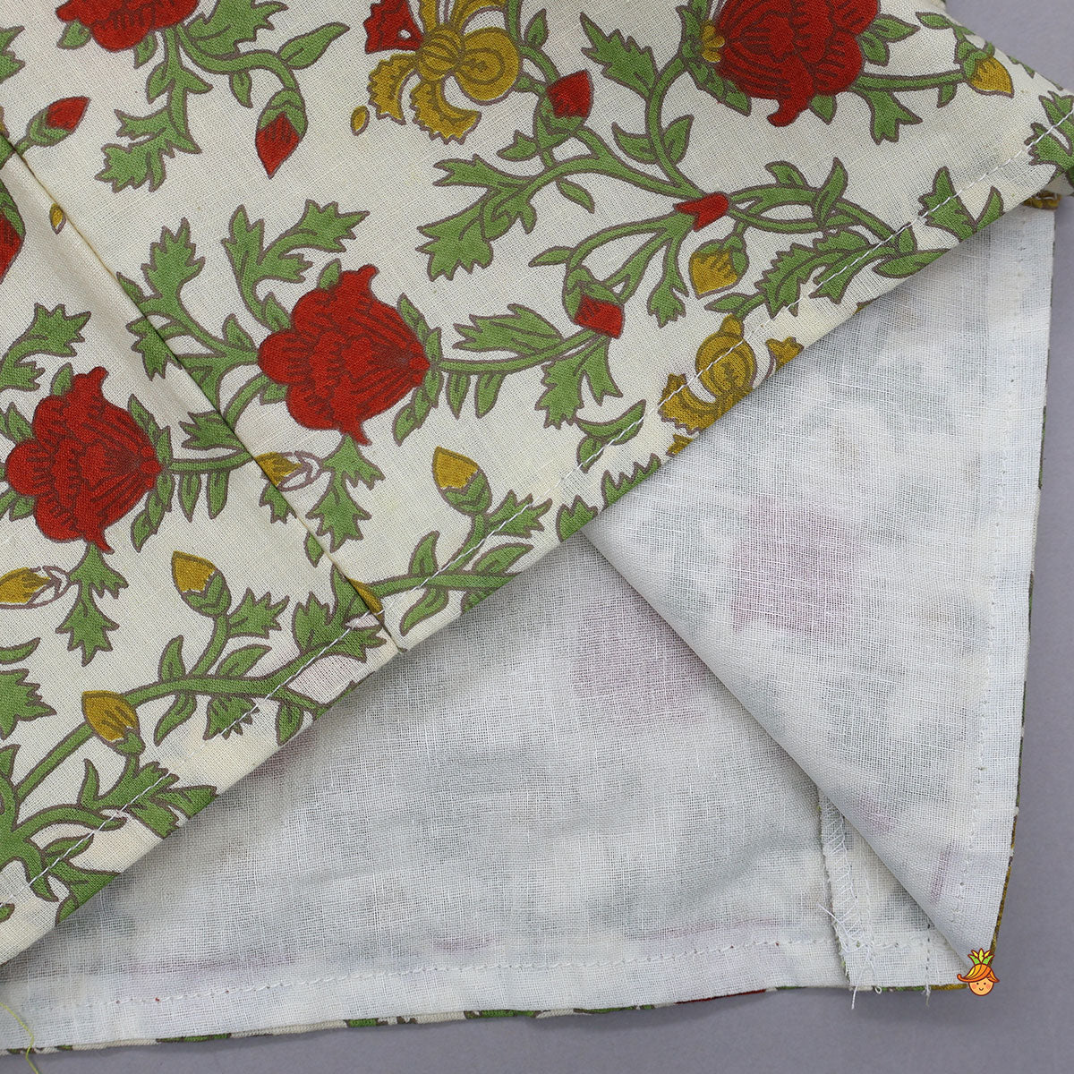 Pre Order: Floral Heritage Print Kurta And Jacket With Pyjama
