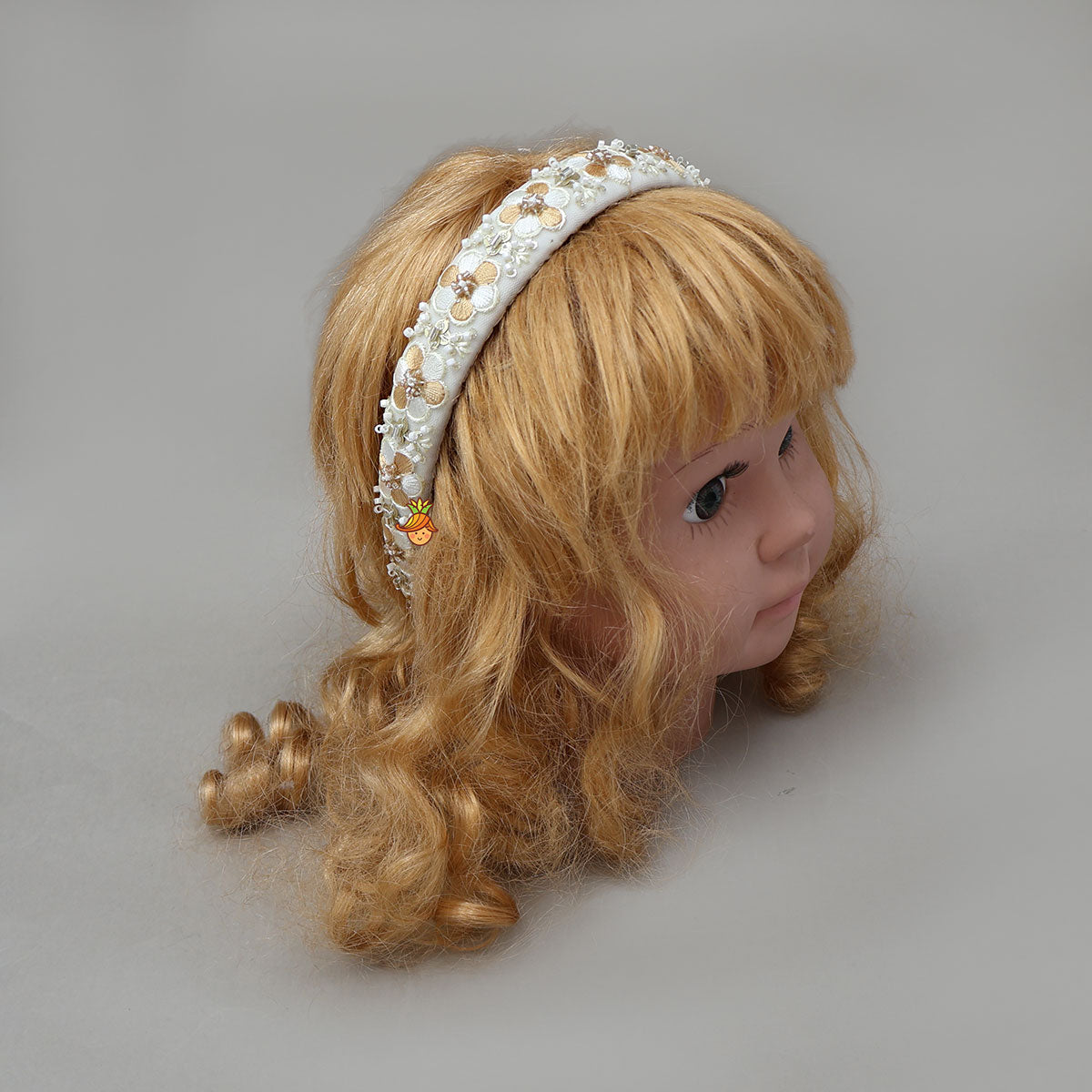 Floral Embroidered Hair Band