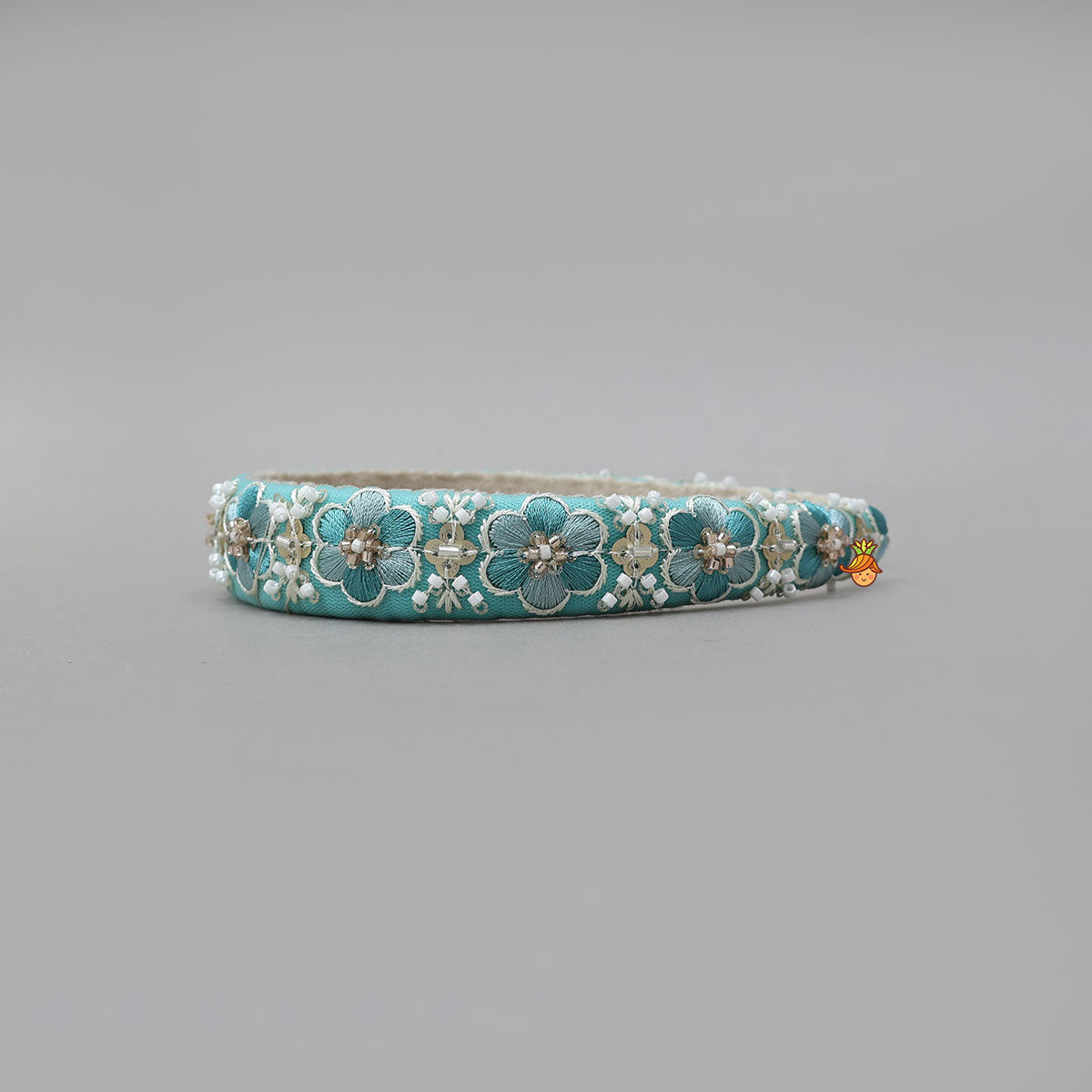 Floral Embroidered Sequin Hair Band