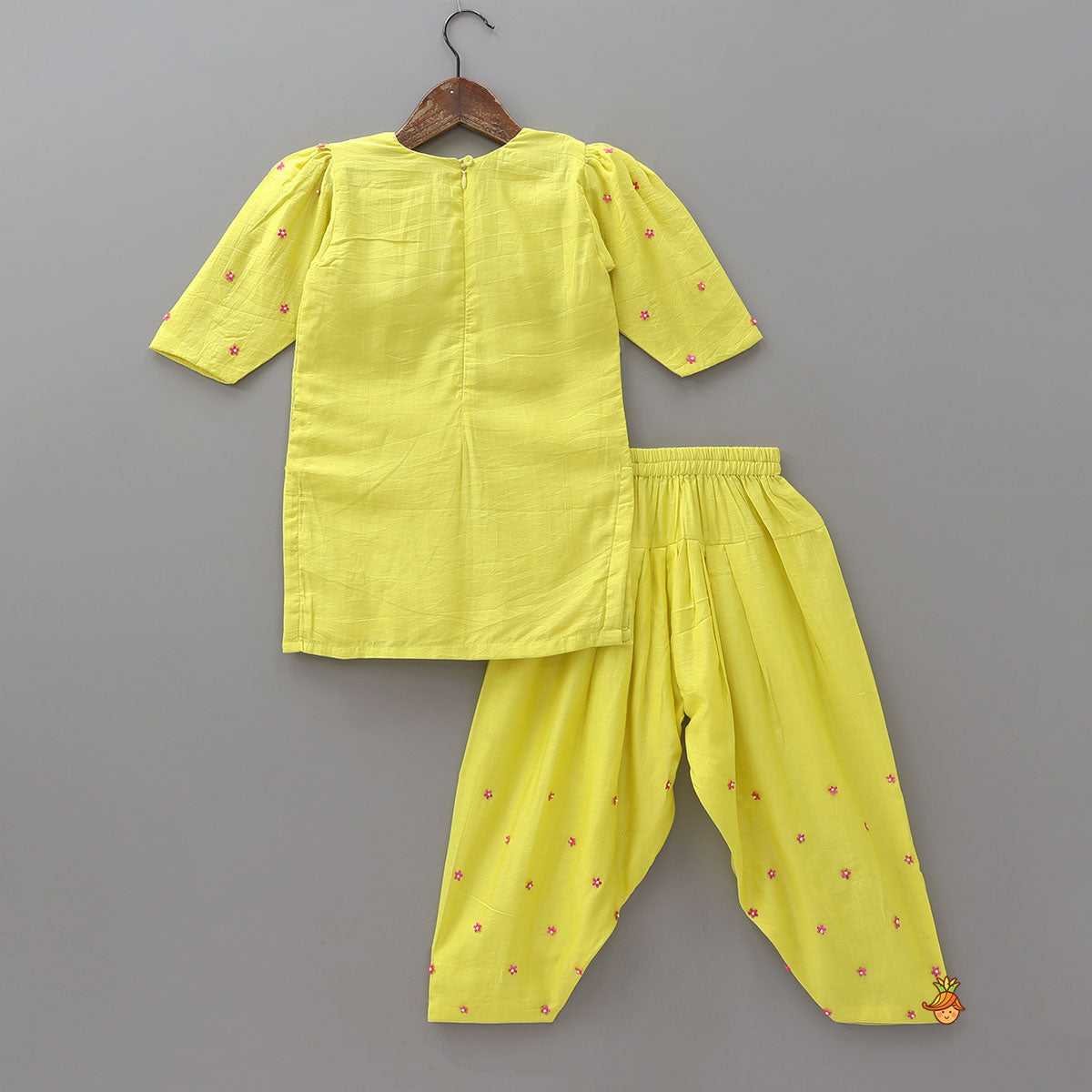 Pre Order: Handcrafted Kurti With Salwar And Dupatta