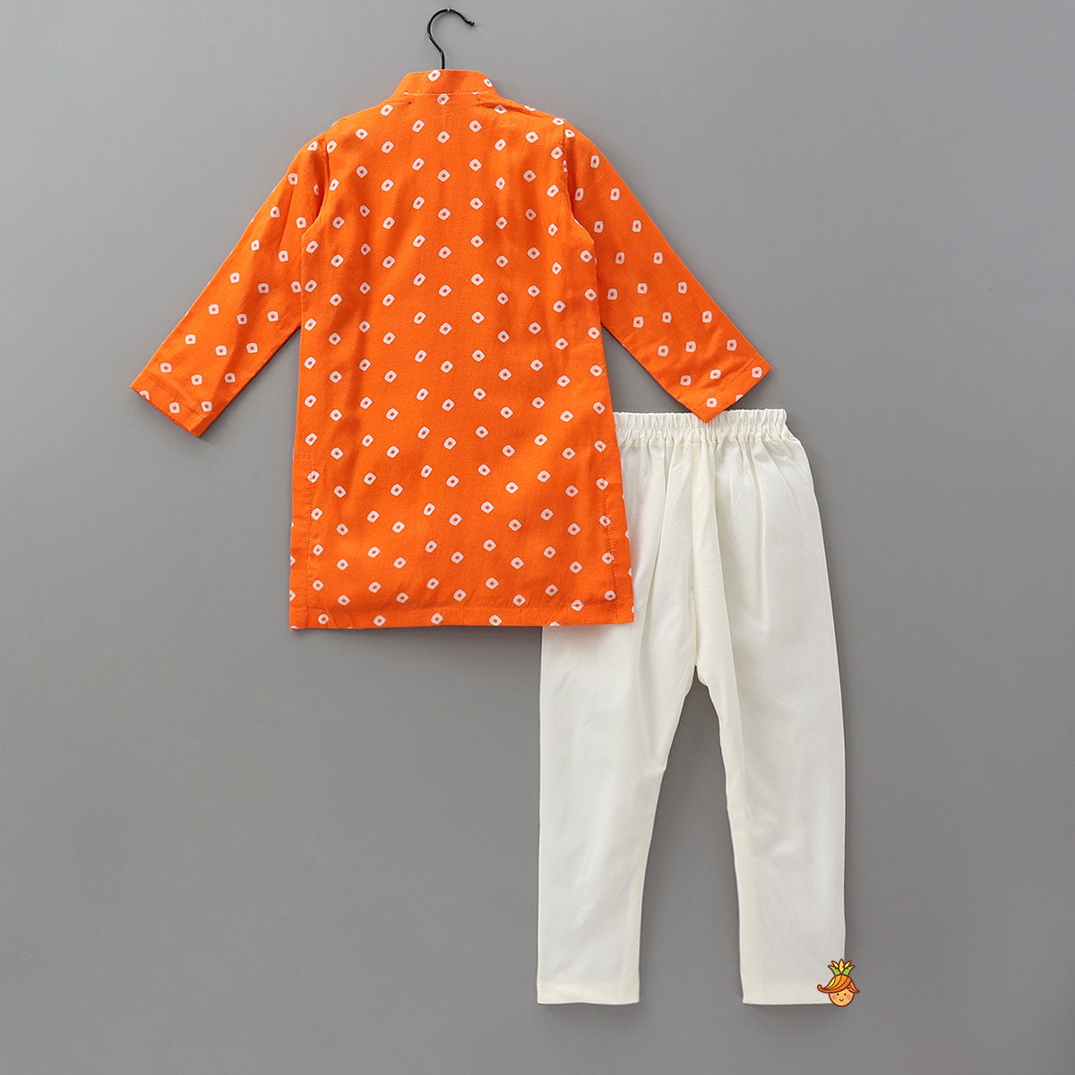 Pre Order: Bright Bandhani Printed Kurta And Churidar