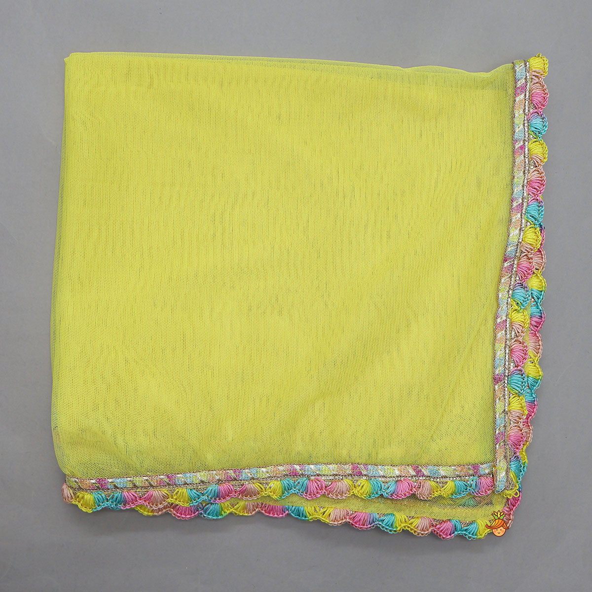 Sleeveless Top And Multicolour Lehenga With Dupatta