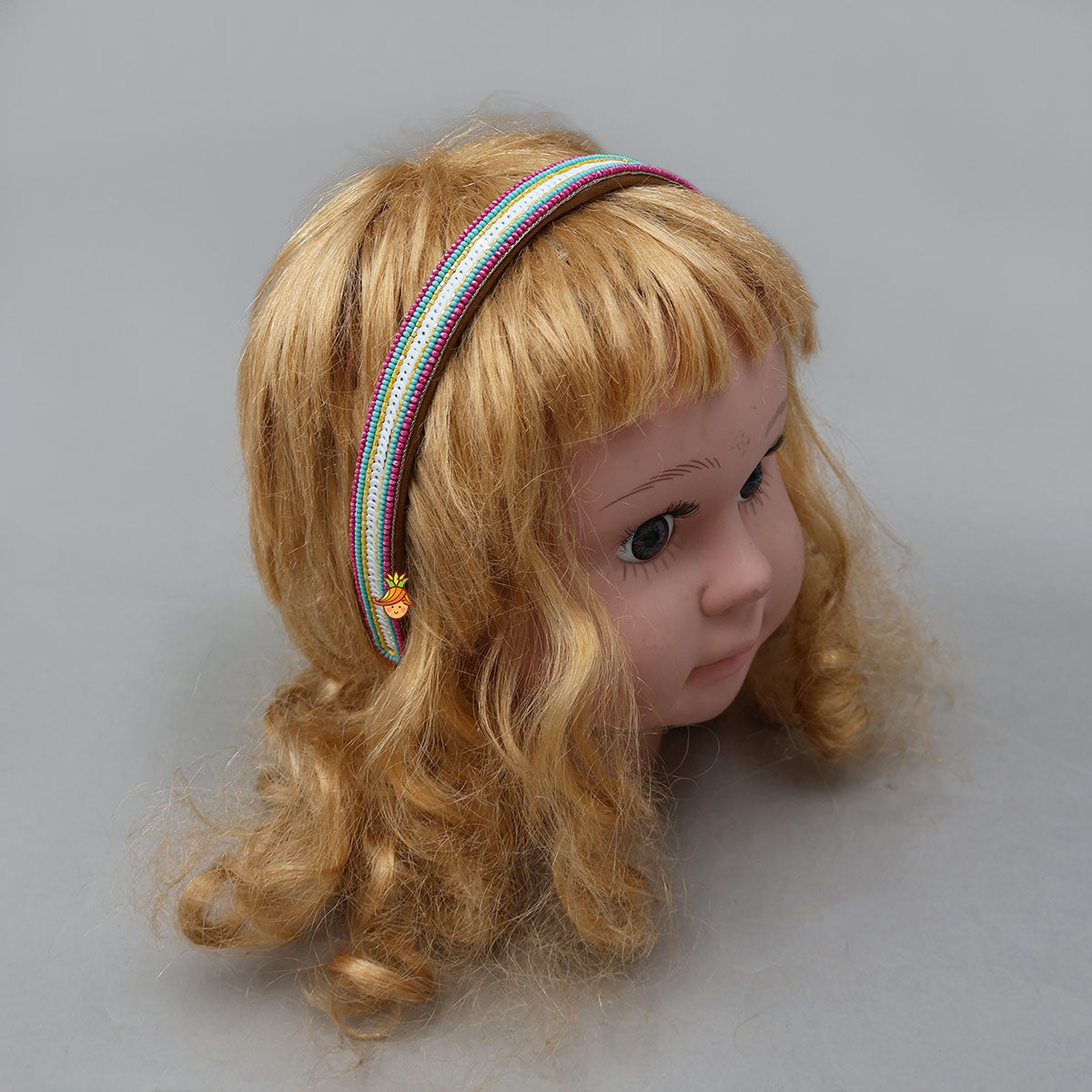 Hand-Embroidered Colourful Hair Band